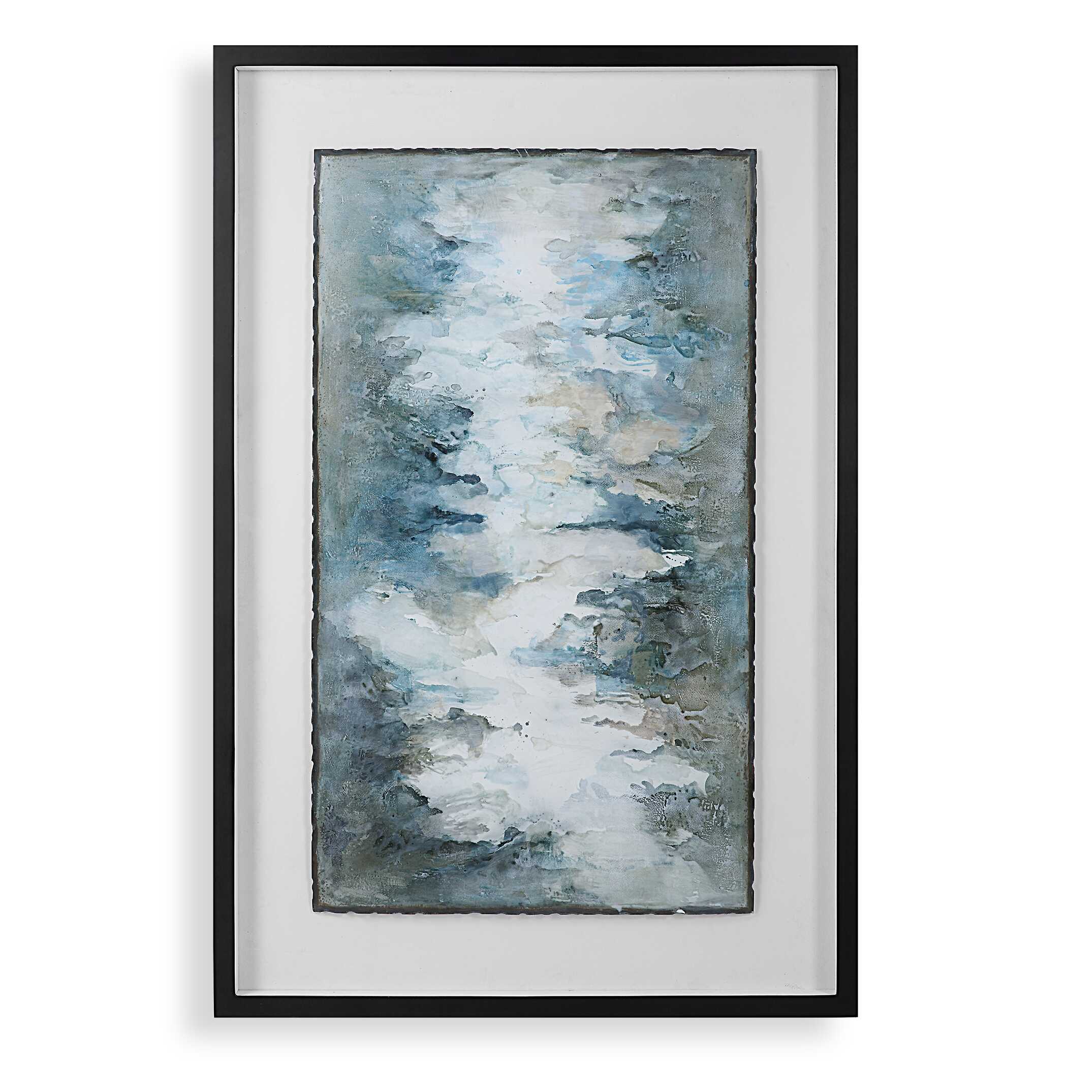 Lakeside Grande Framed Abstract Print