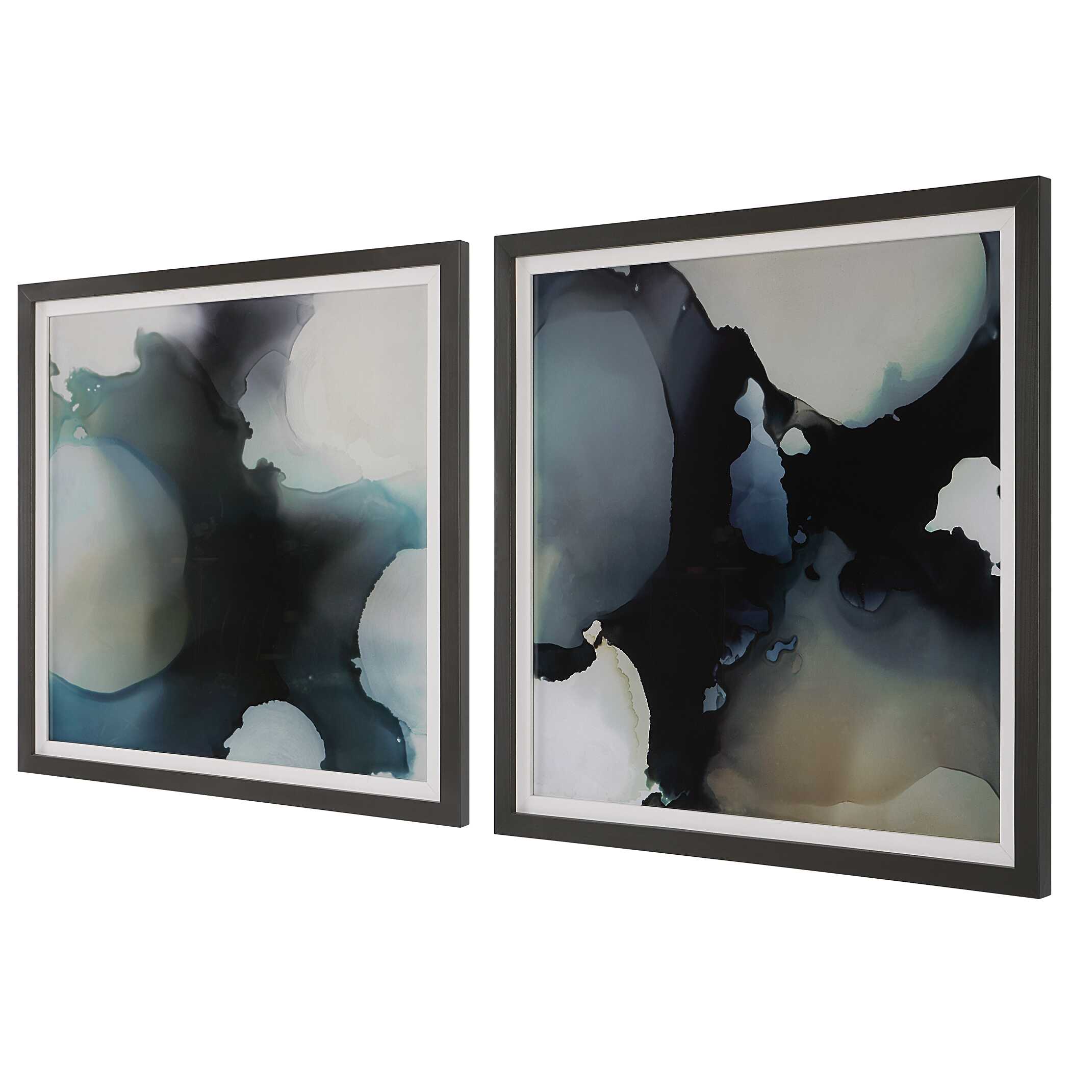Telescopic Abstract Framed Prints Set/2