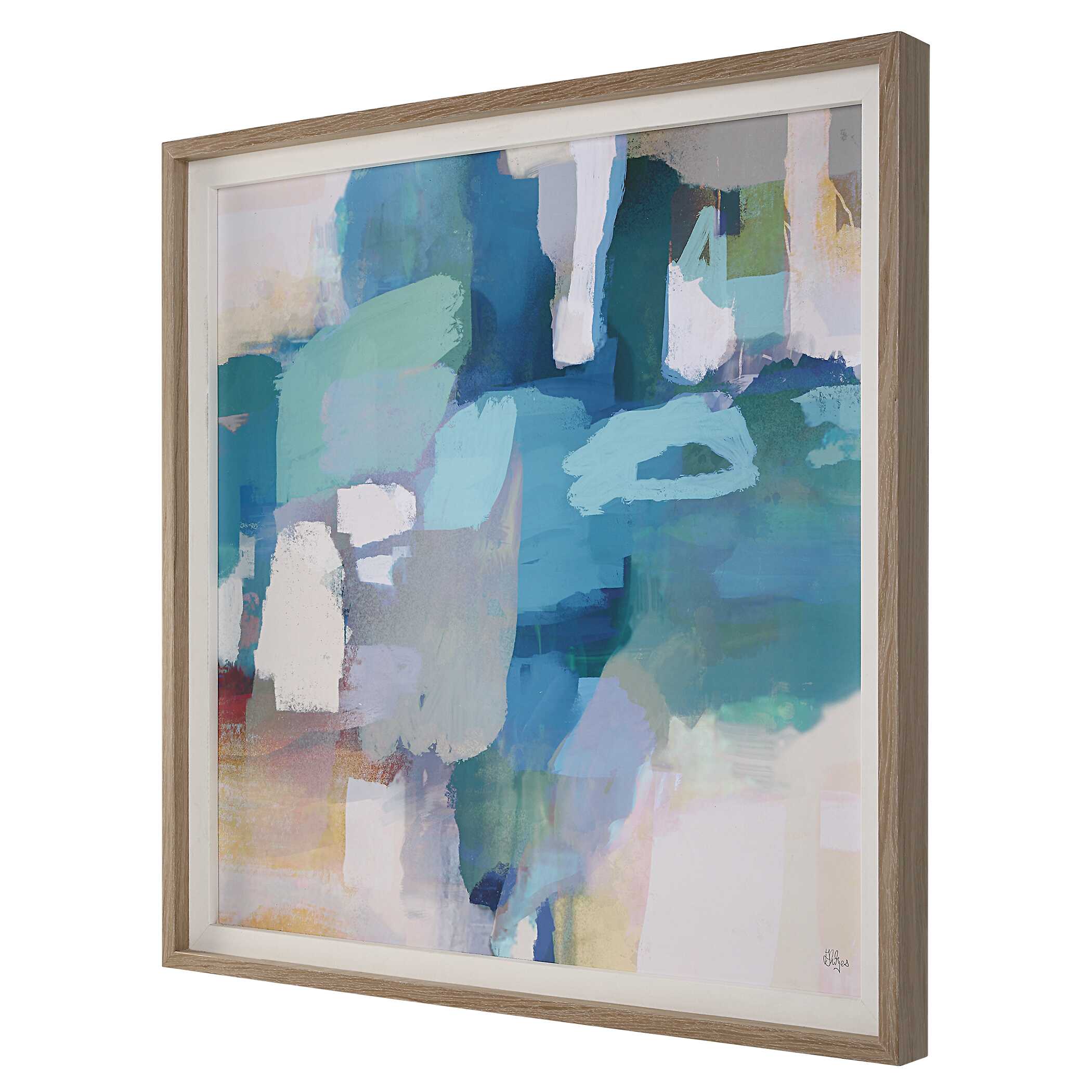 Continue On Abstract Framed Print