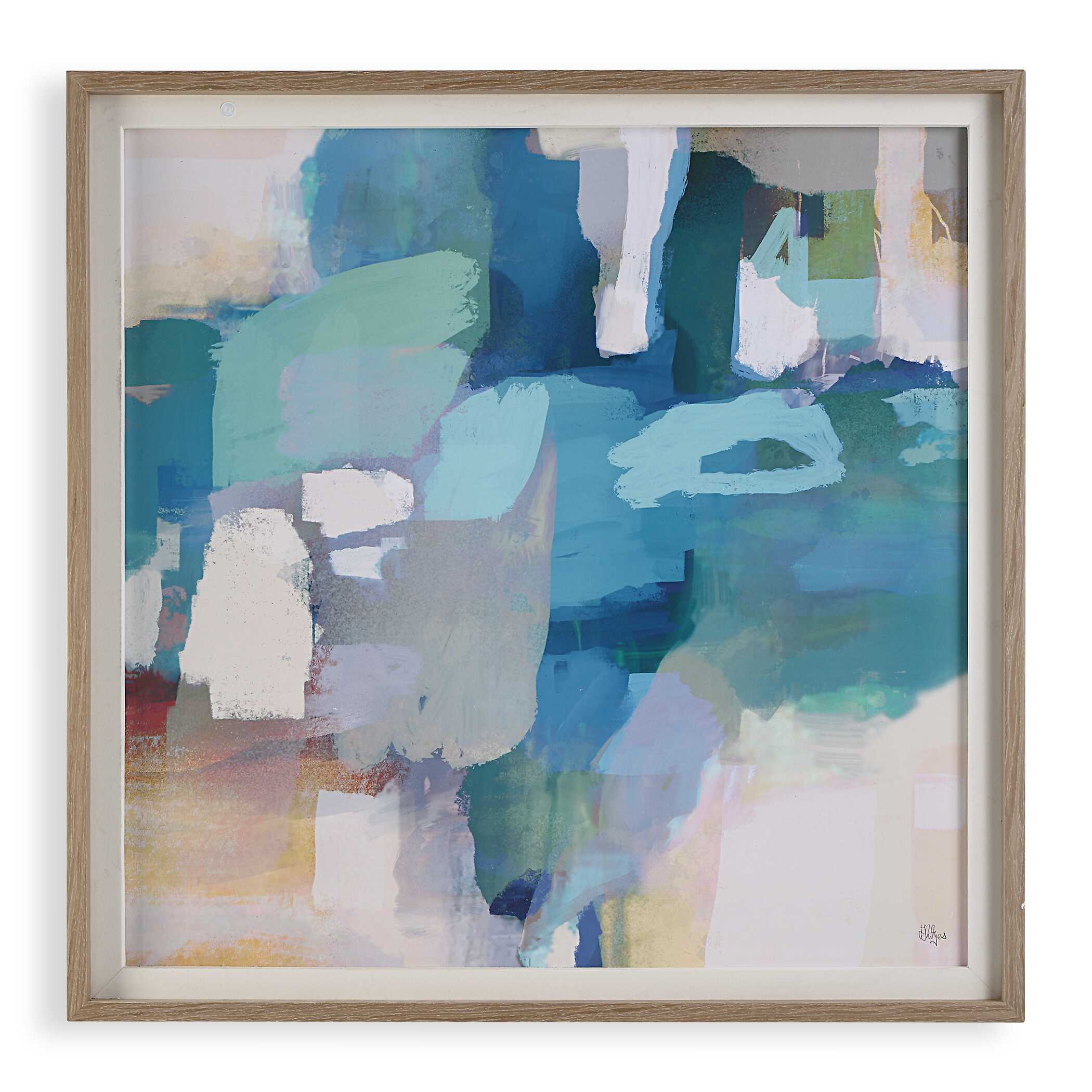 Continue On Abstract Framed Print