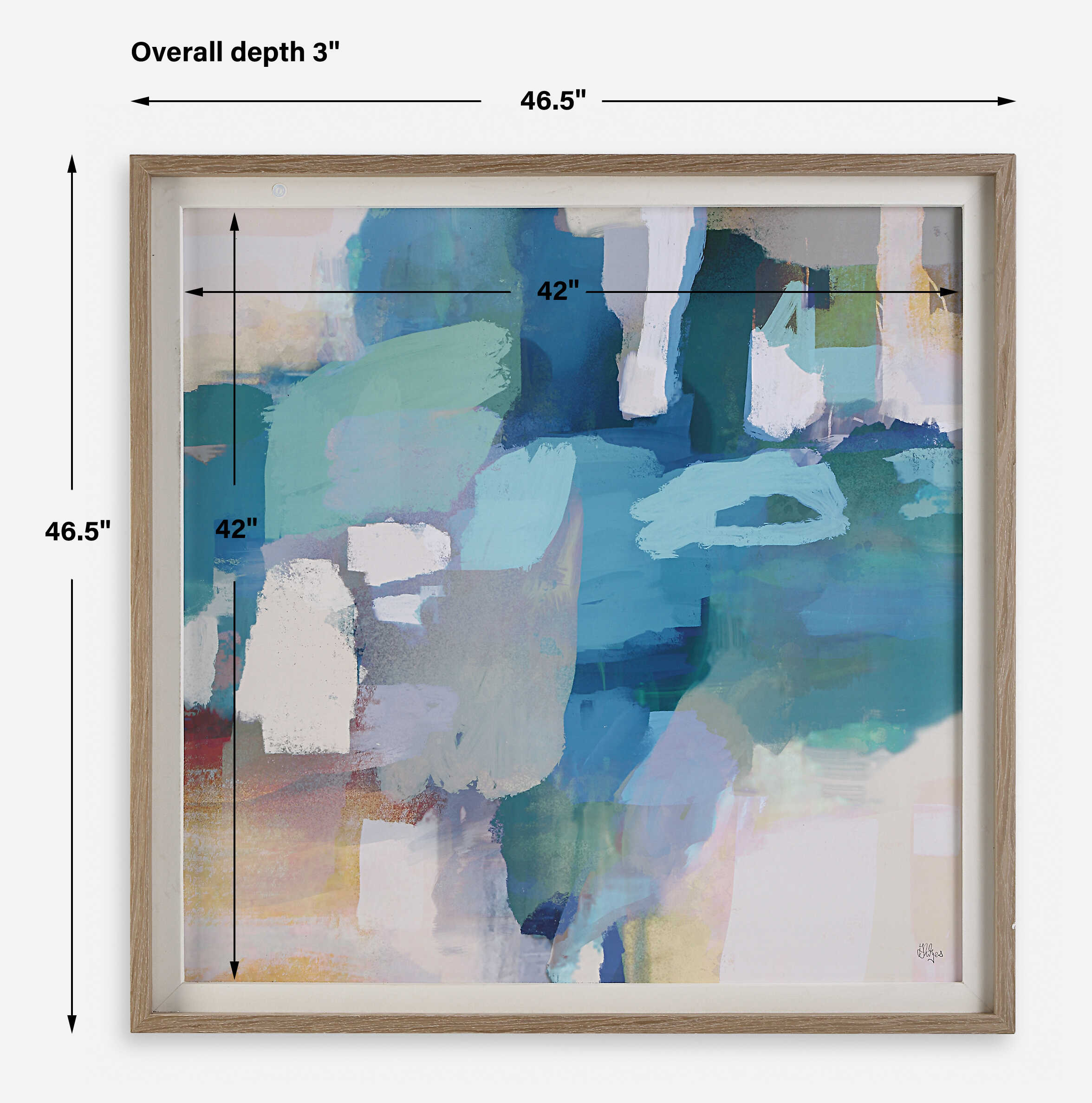 Continue On Abstract Framed Print