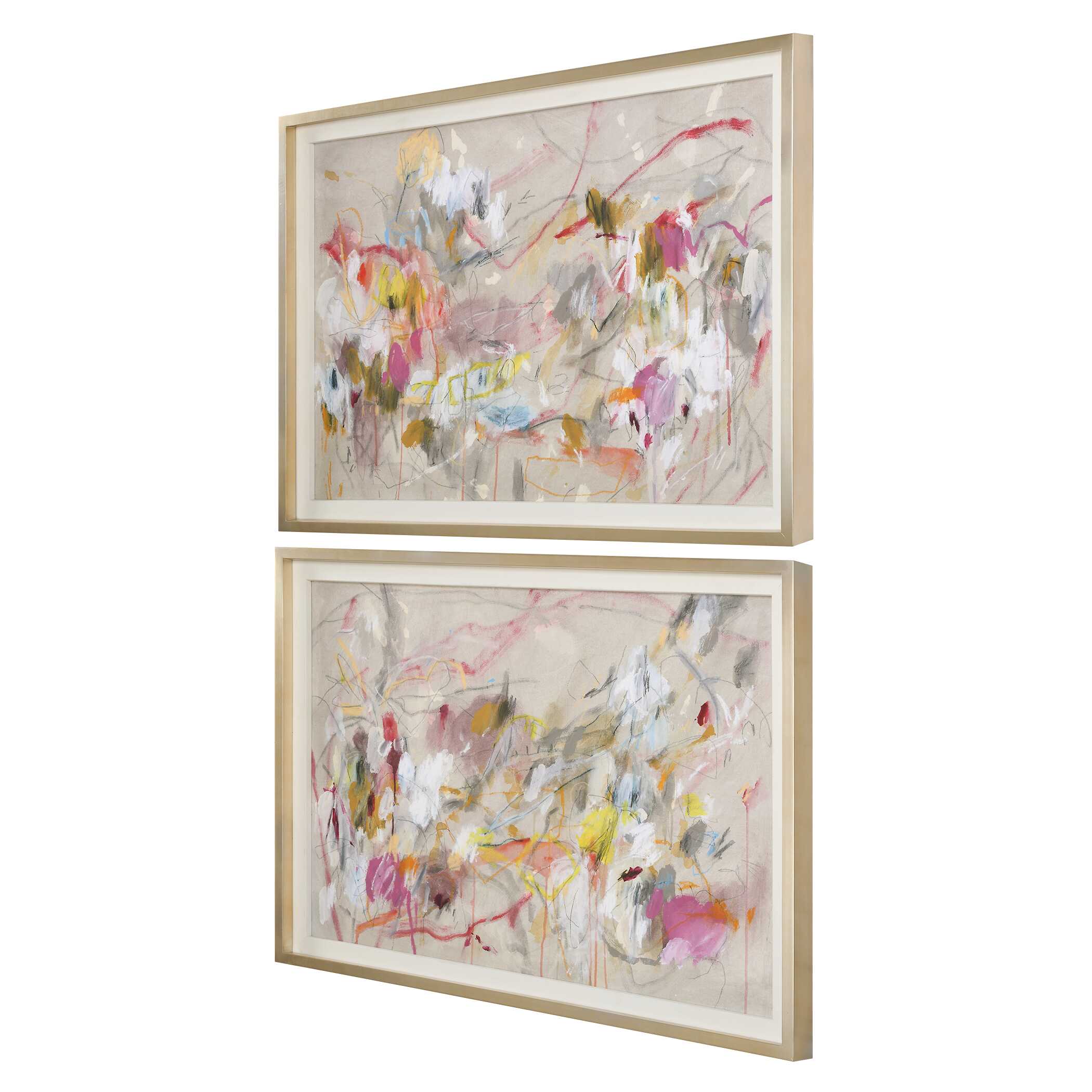 Metropolitan Rush Abstract Prints Set/2