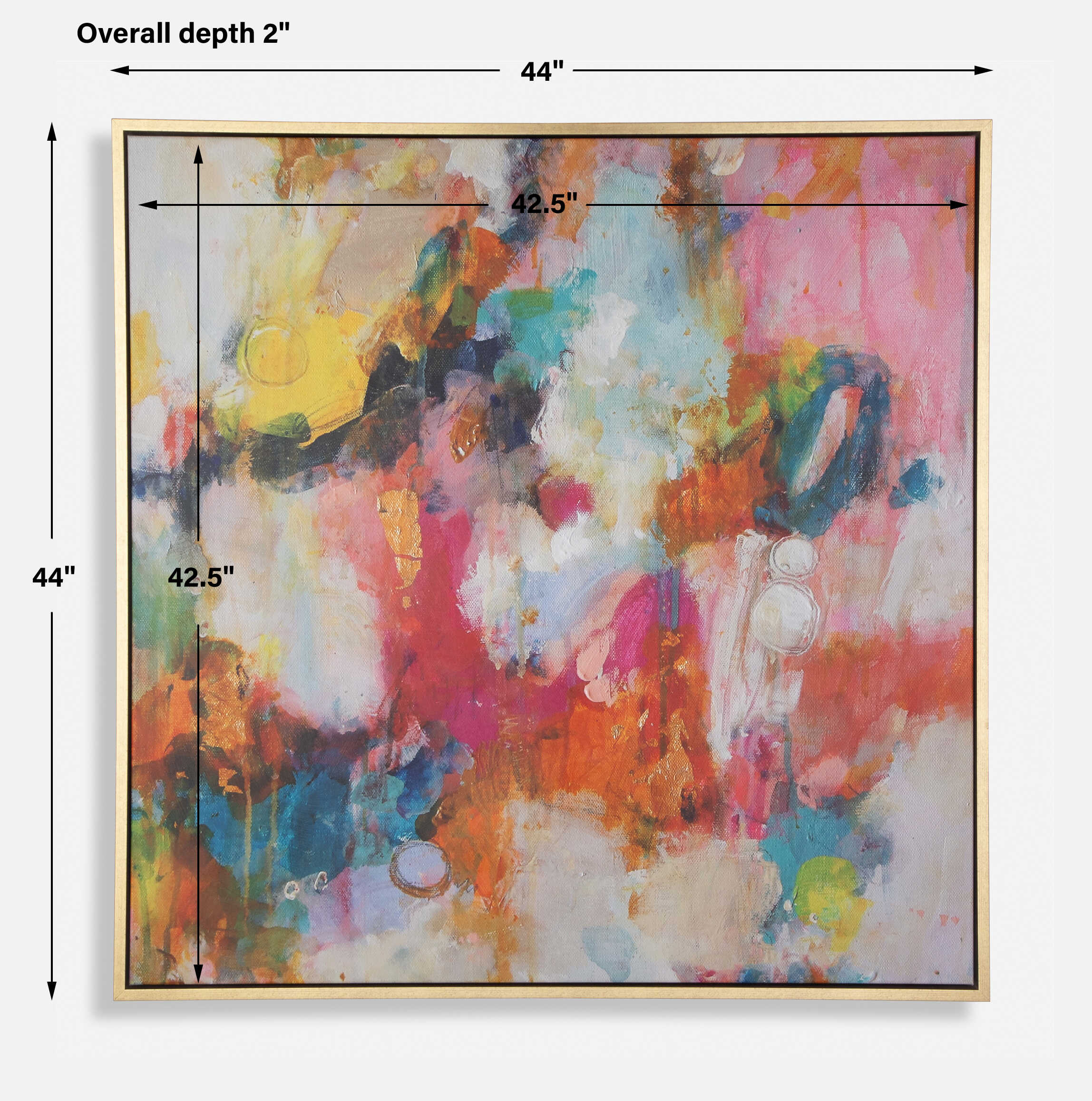 A Colorful Mindset Framed Abstract Art