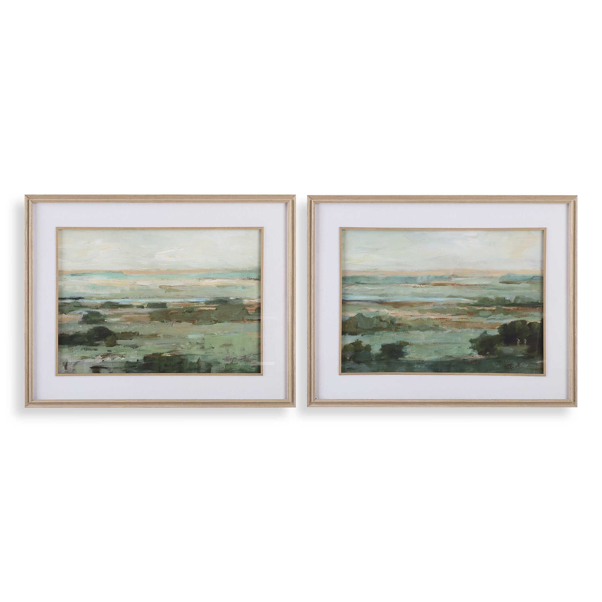 Warm Valley Framed Prints Set/2