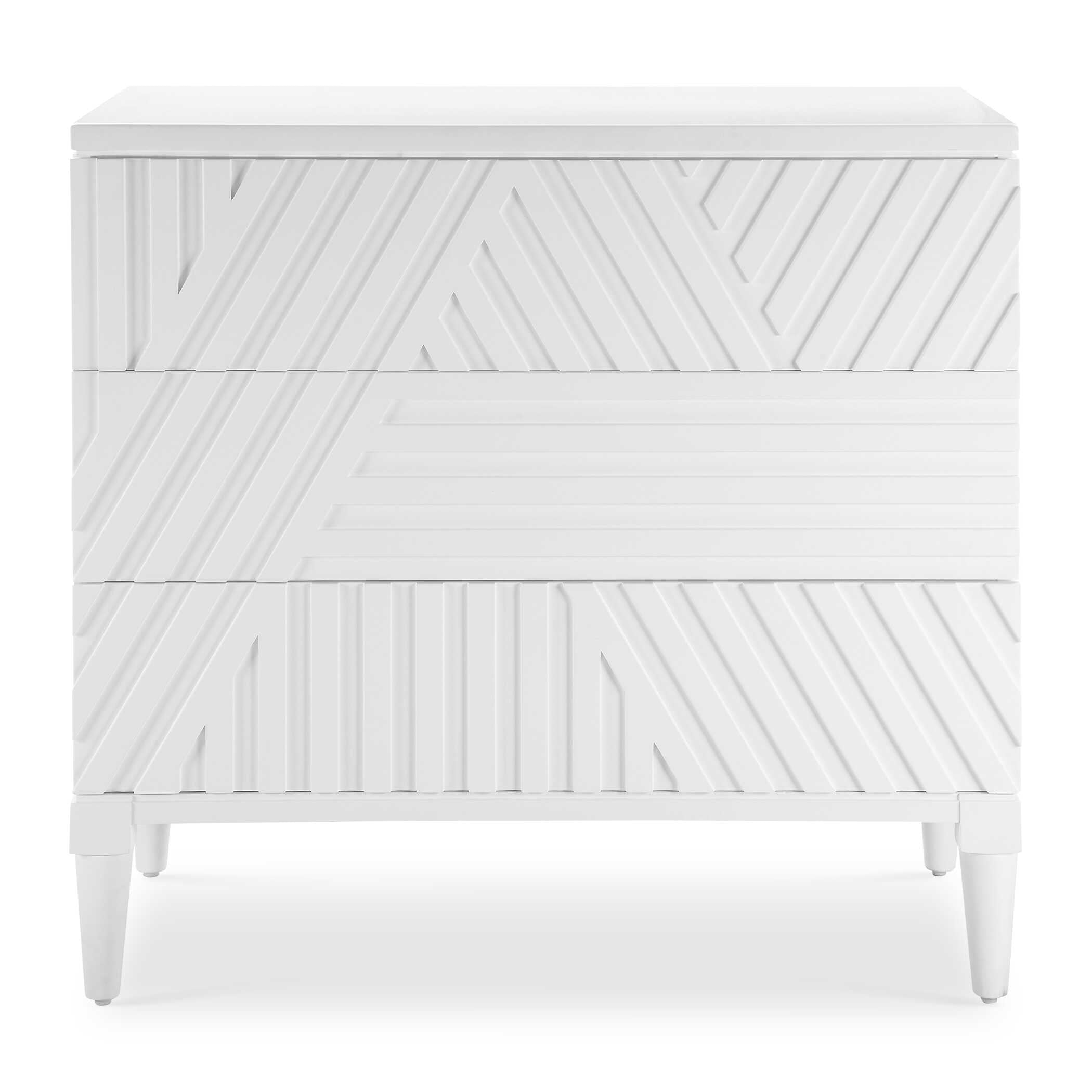 Colby White Drawer Chest