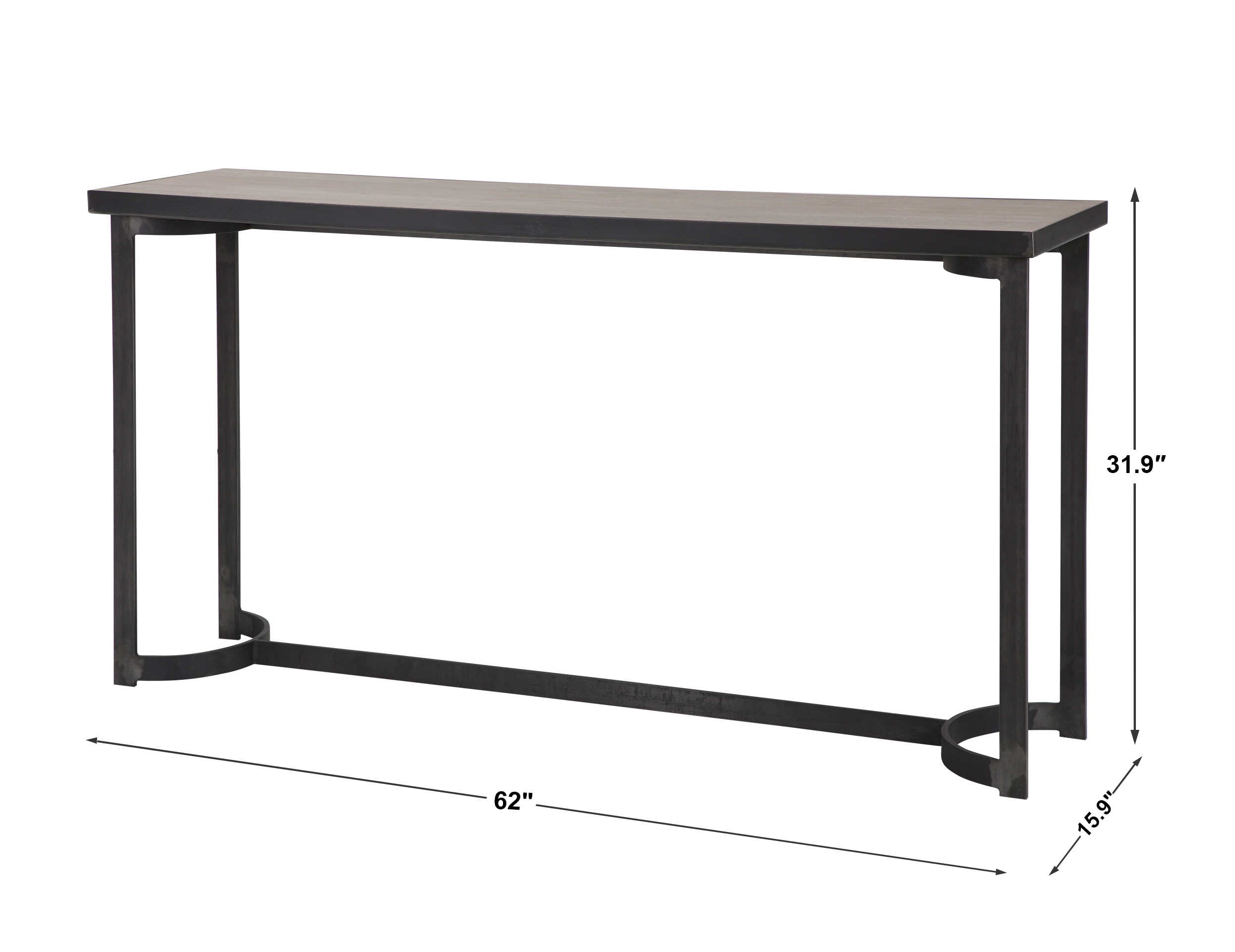Basuto Steel Console Table