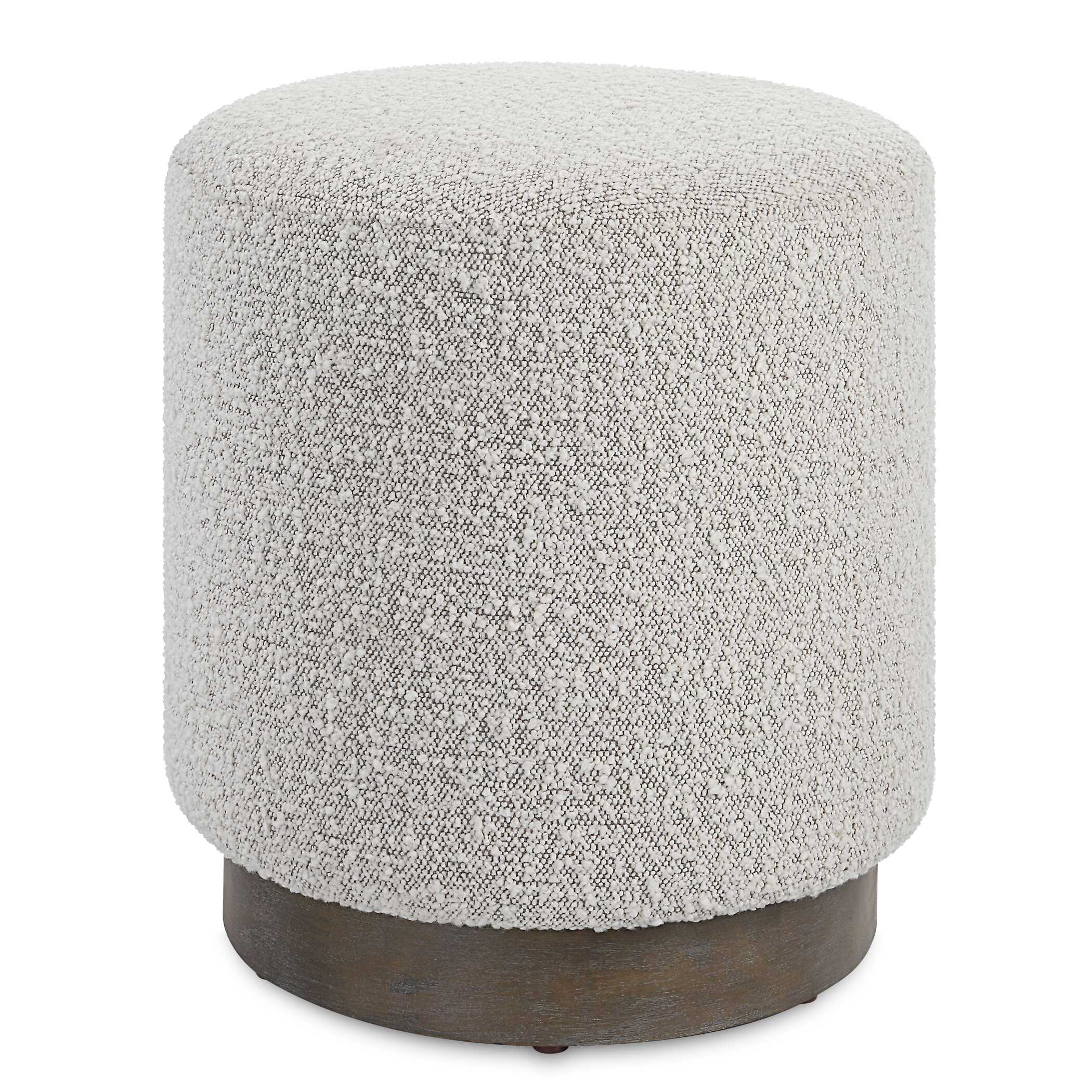 Avila Light Gray Ottoman