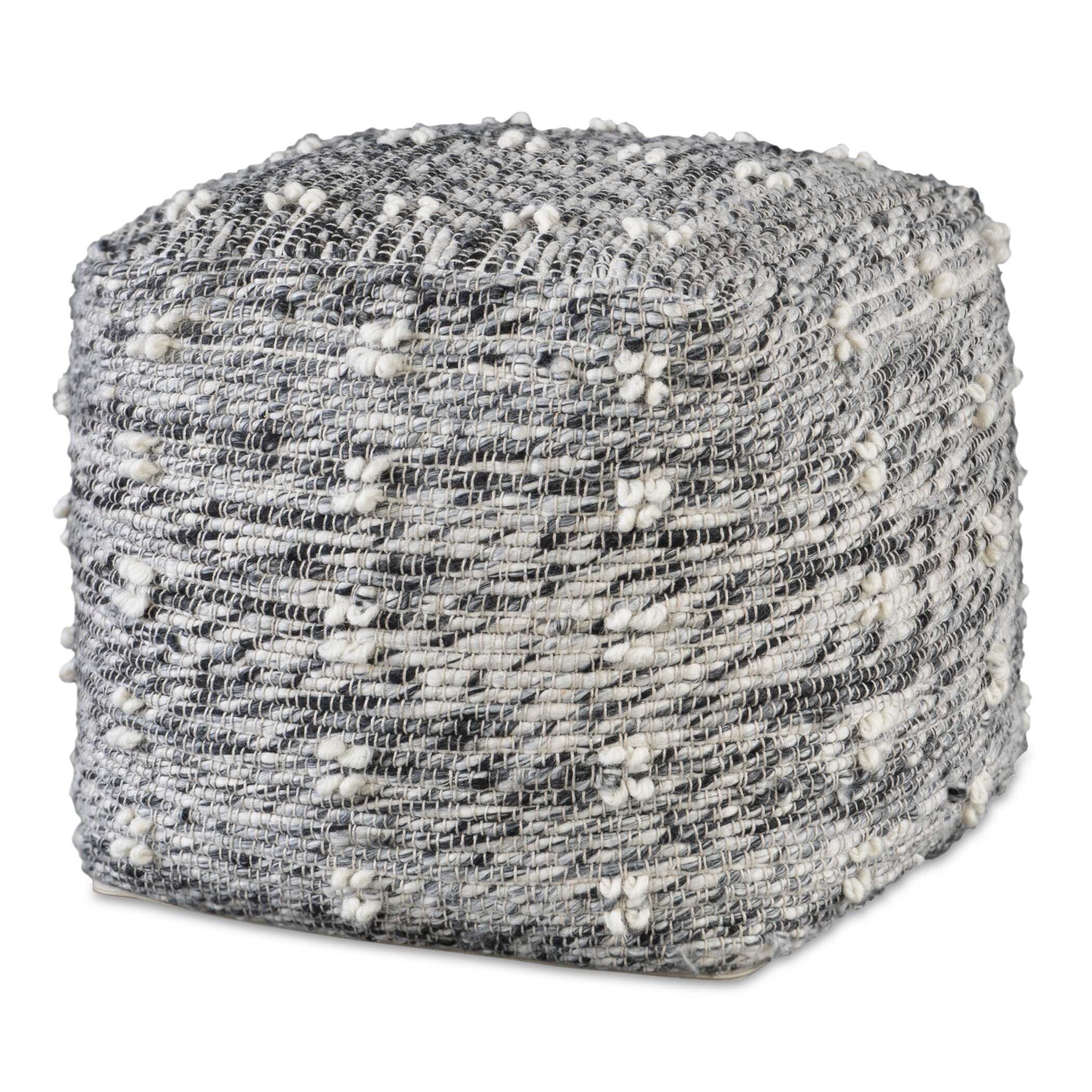 Narol Gray Pouf