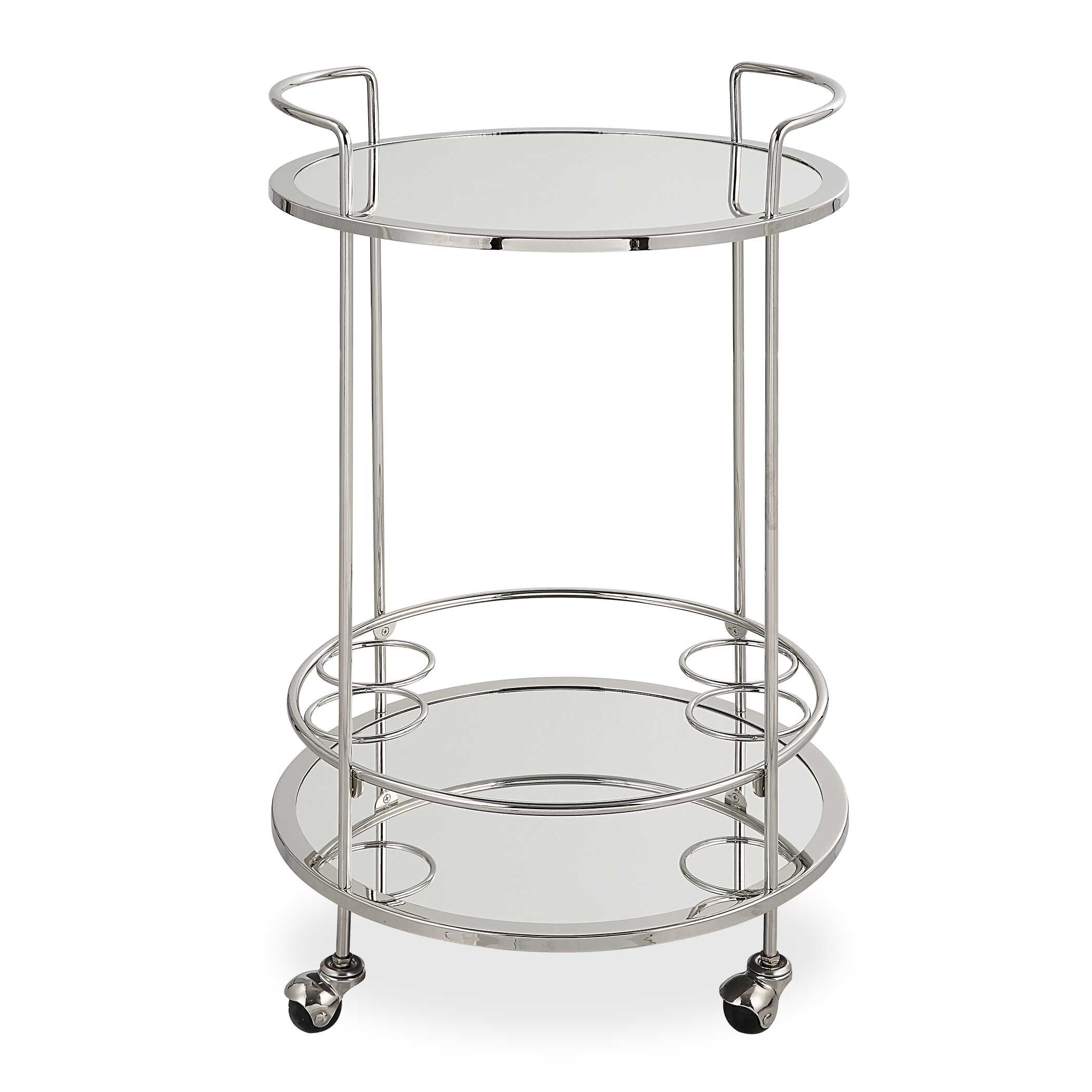 Spritz Chrome Bar Cart