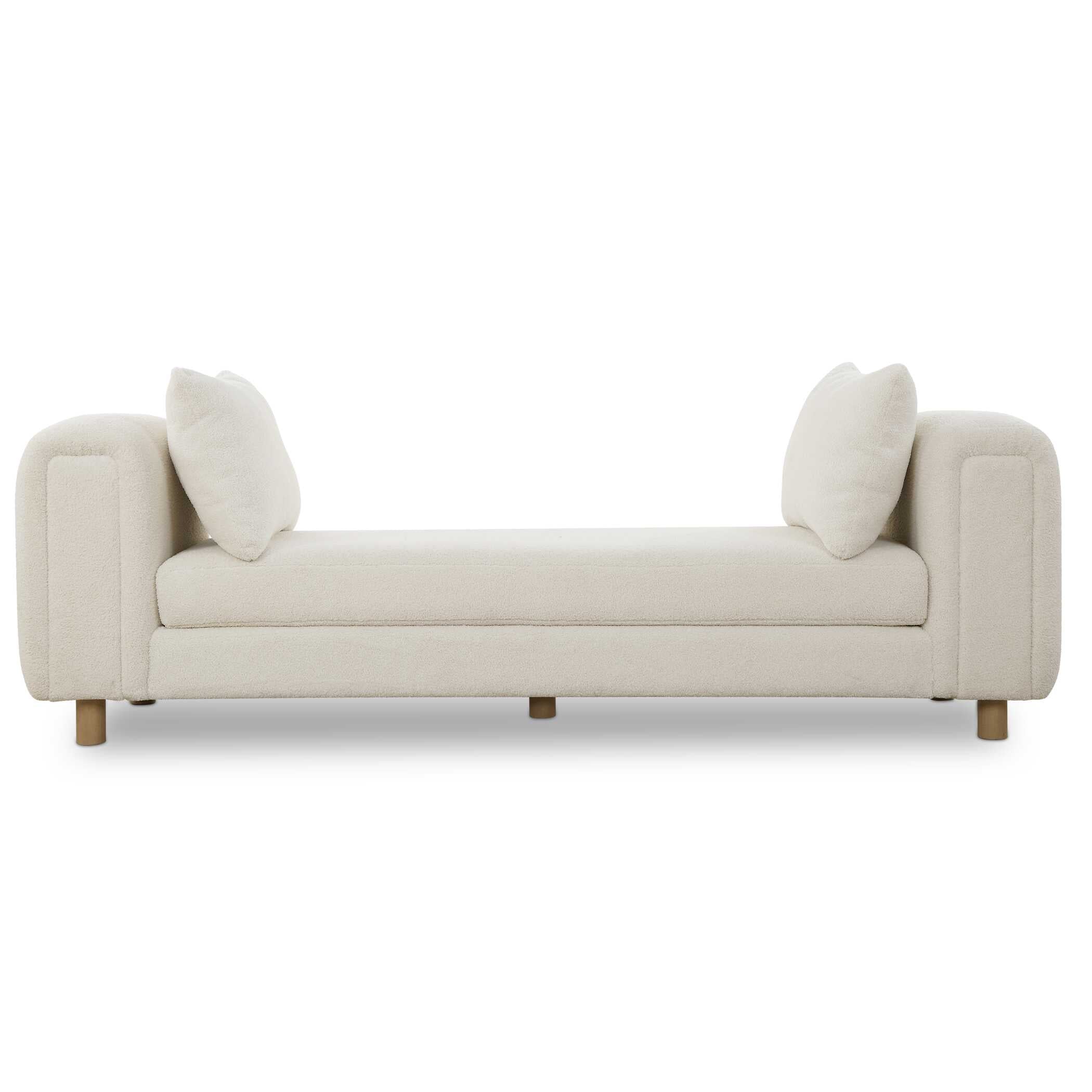 Repose Oversized Ivory Bench
