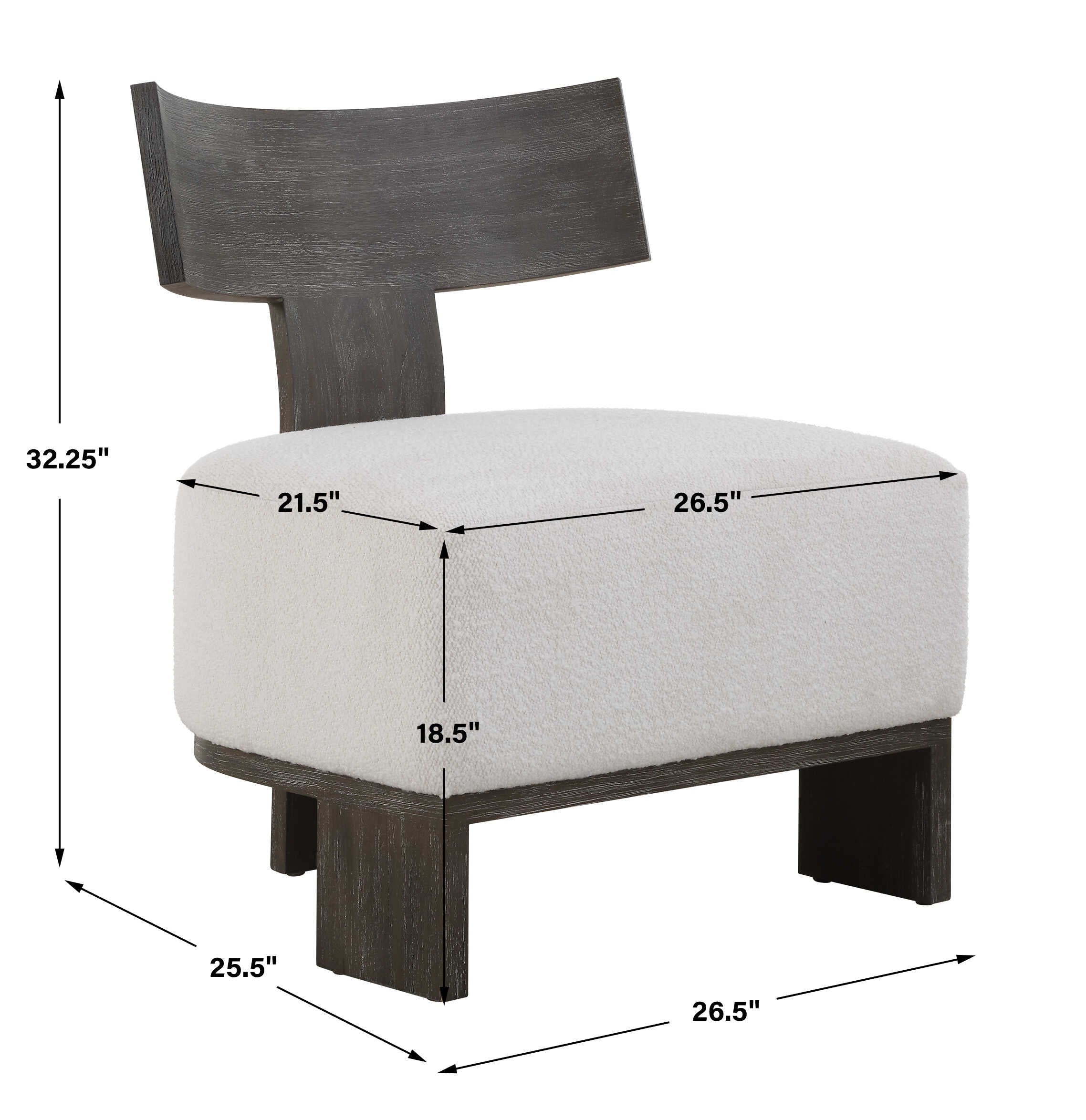 Finlay Dark Walnut Accent Chair