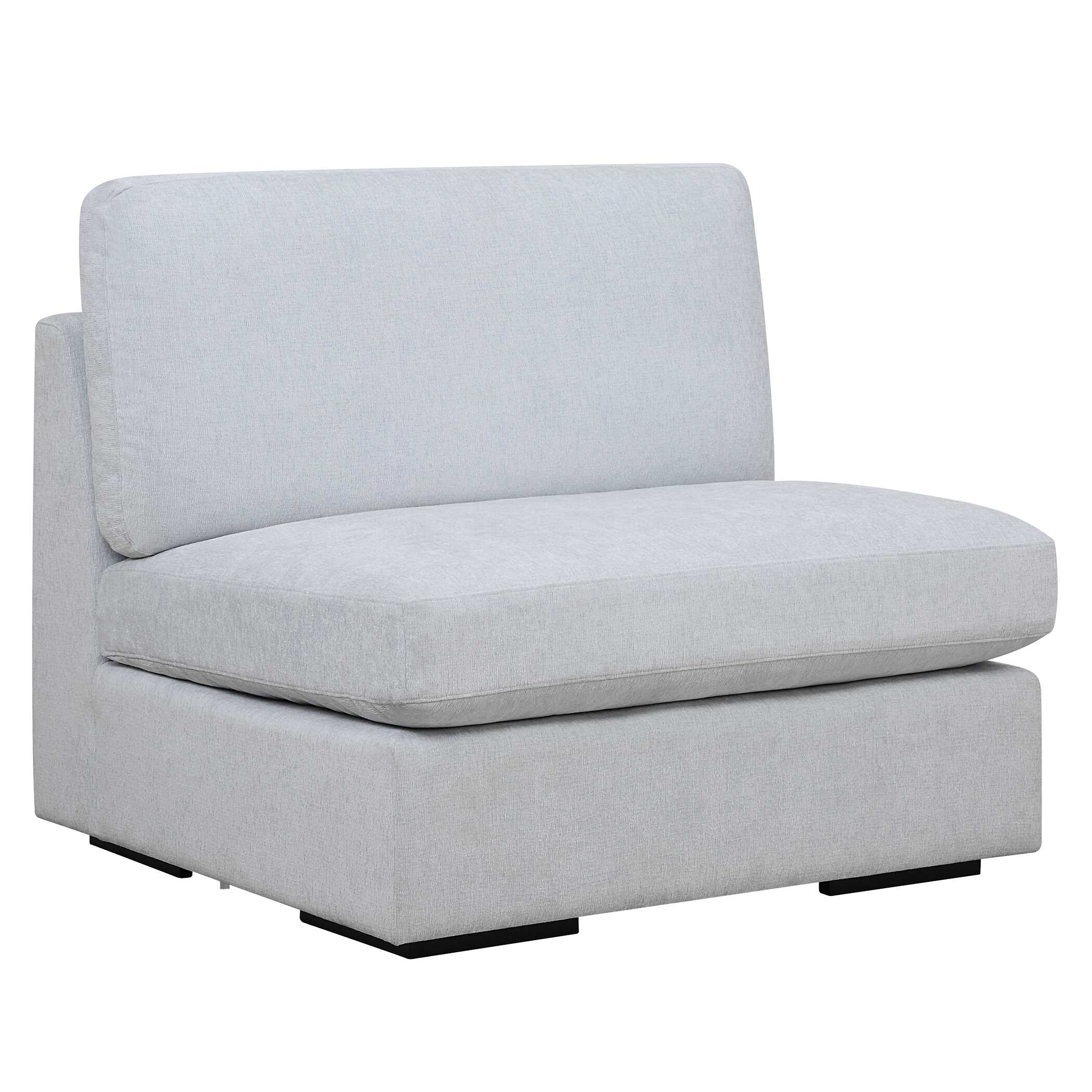 Refuge Armless Cloud Blue Sofa