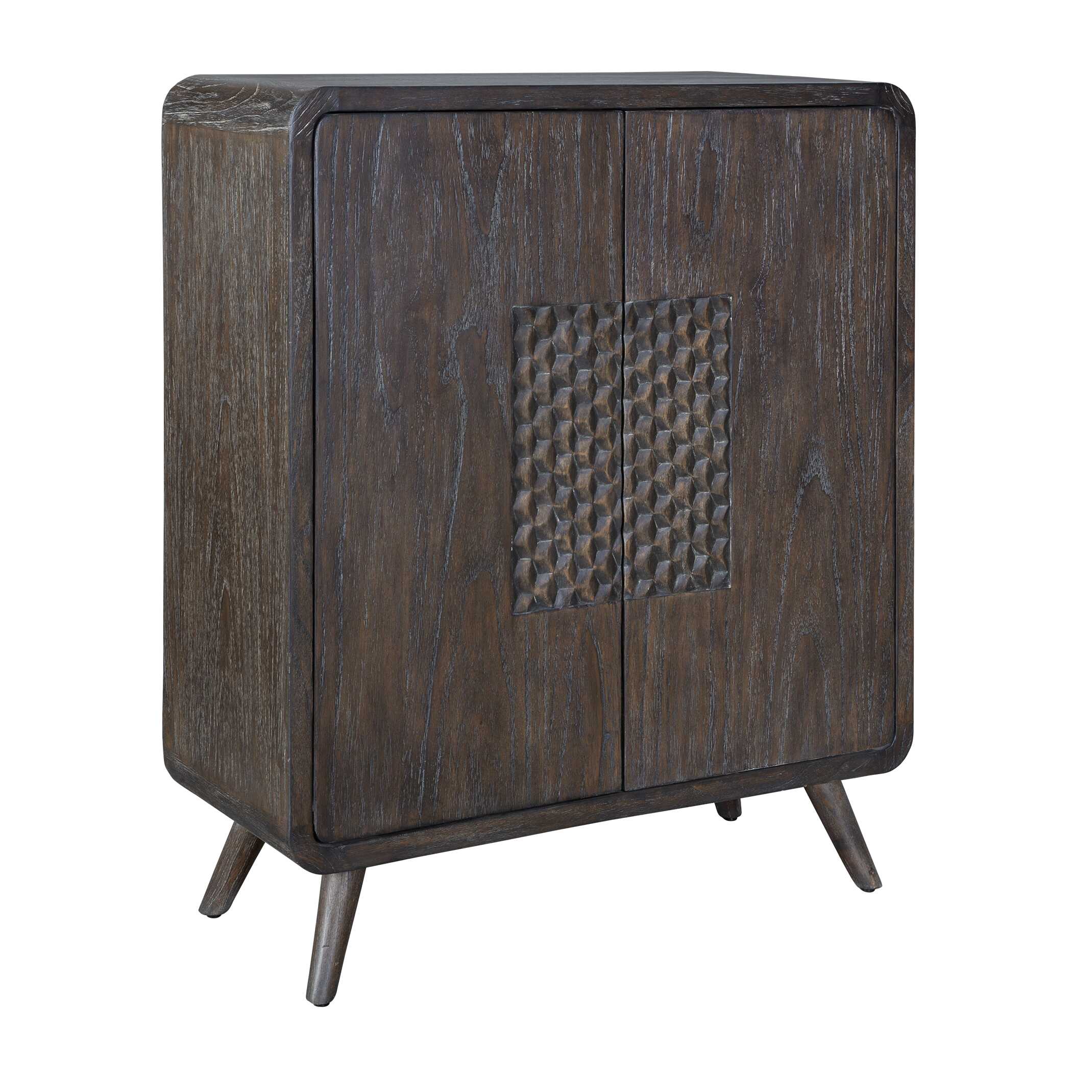 Hausen 2 Door Mid-Century Cabinet