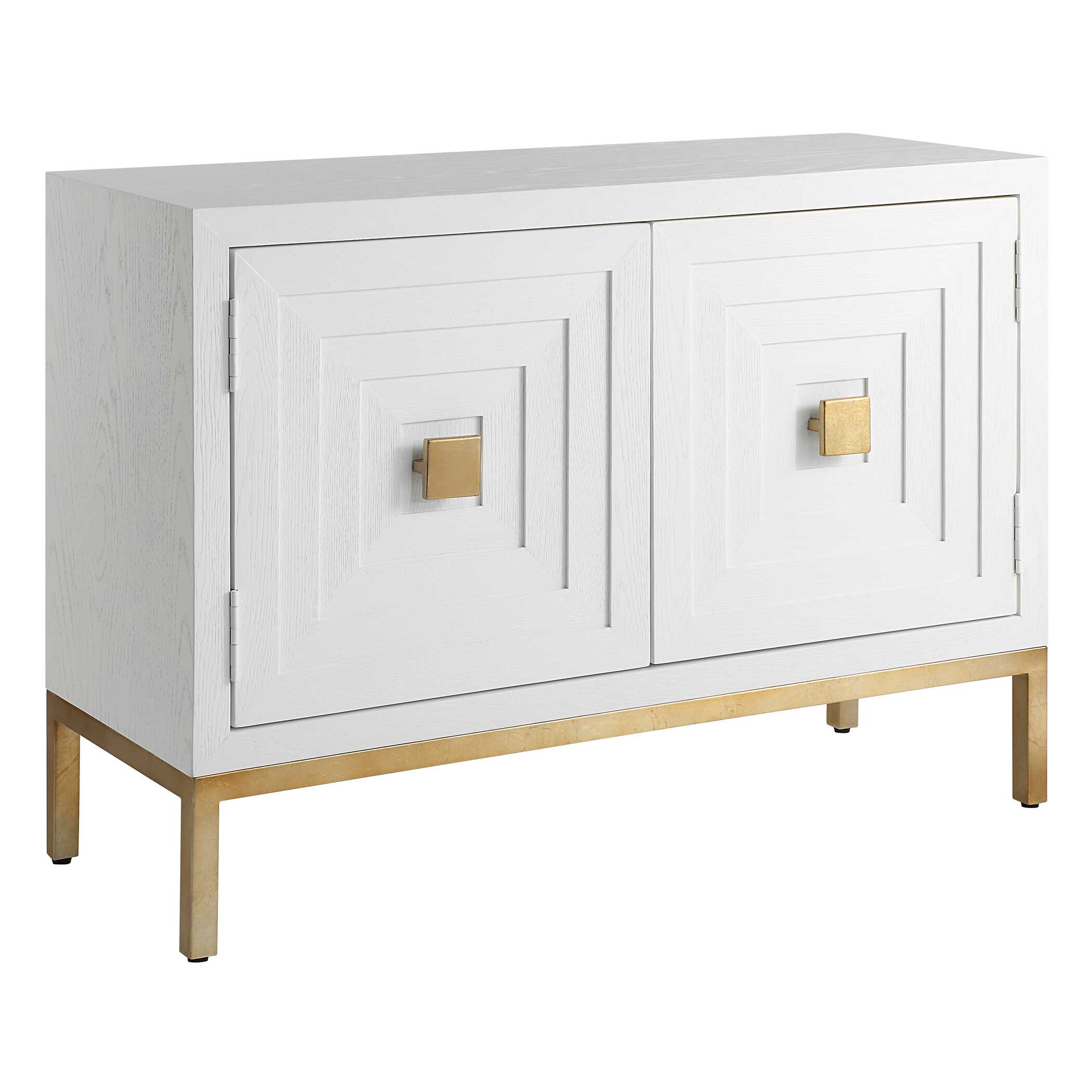 Aiken White 2 Door Cabinet