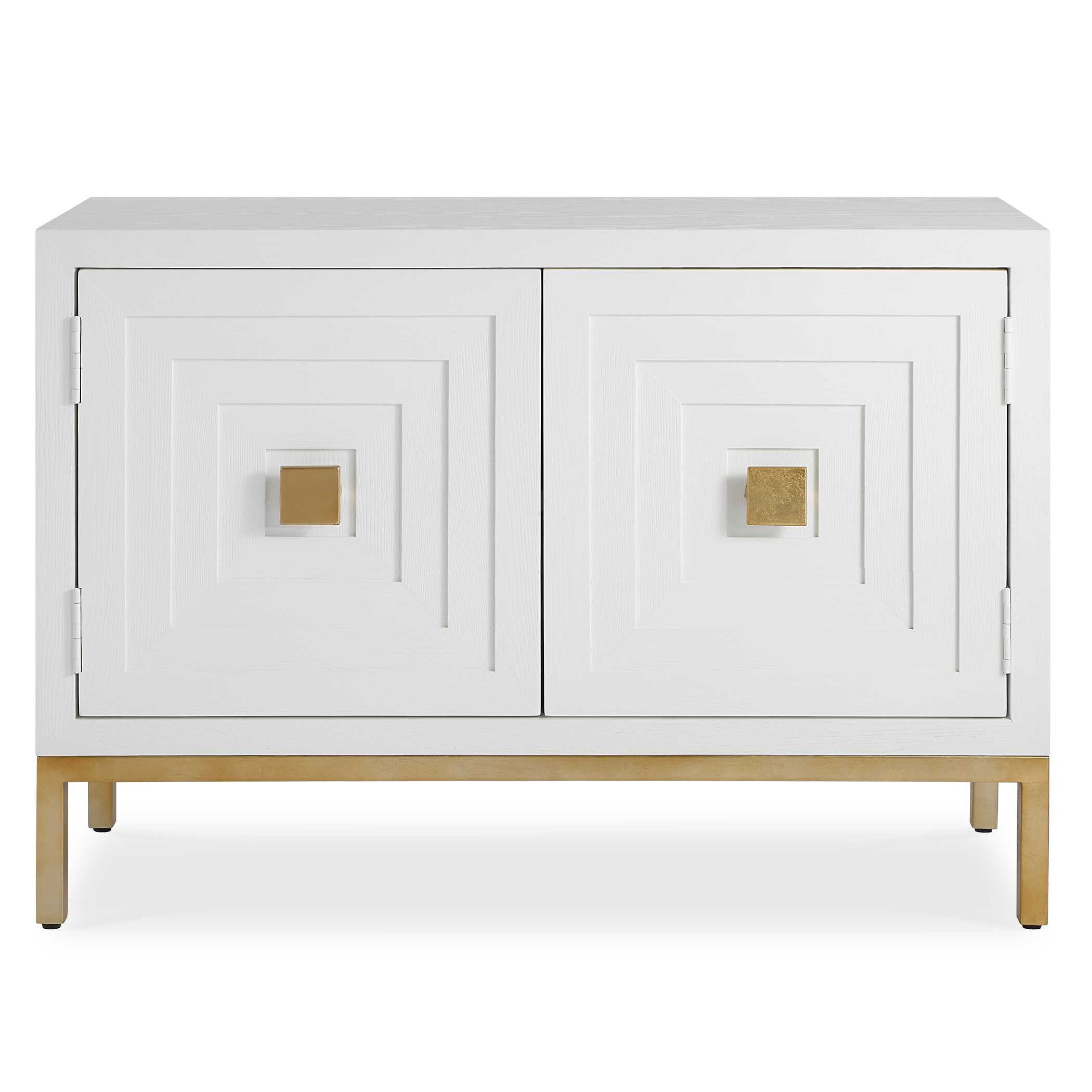 Aiken White 2 Door Cabinet