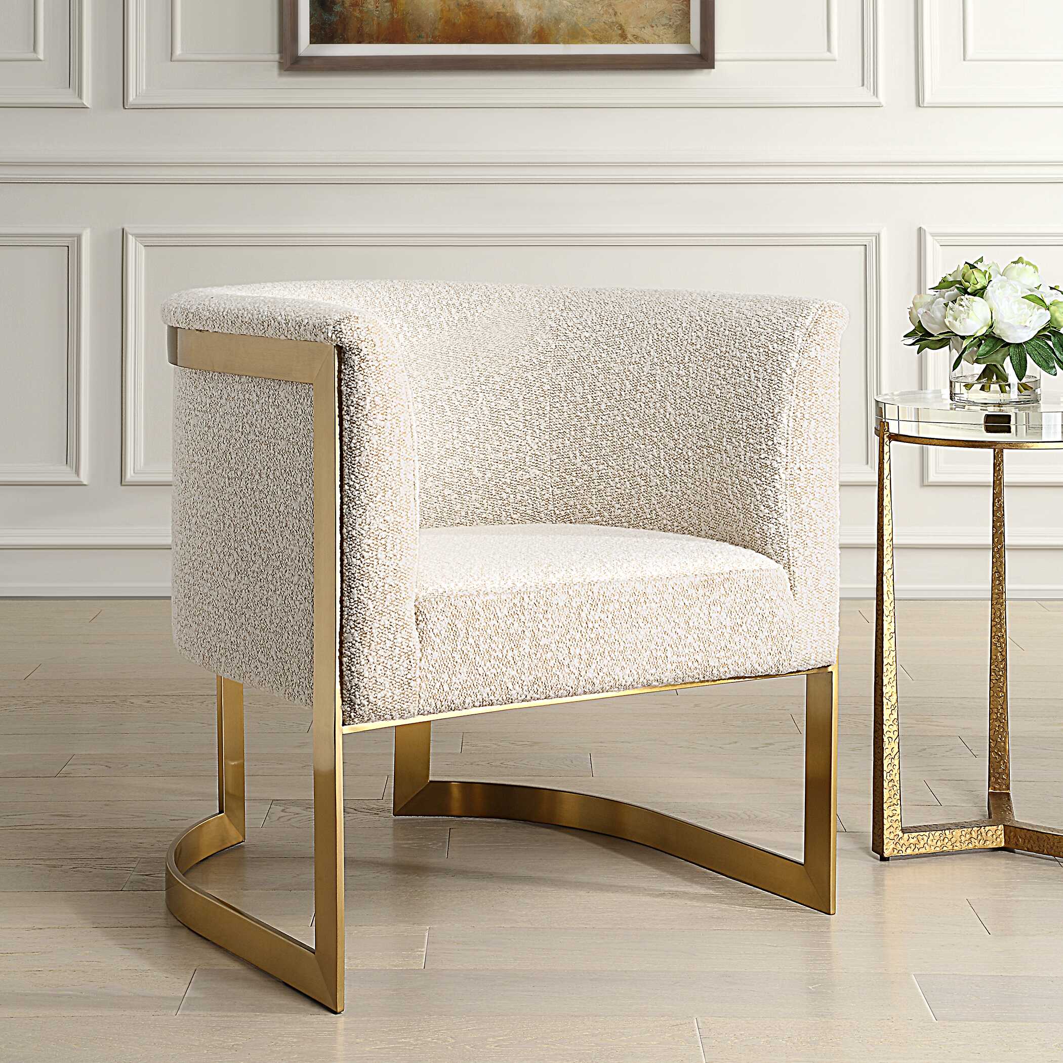 Bellina Plush Barrel Chair