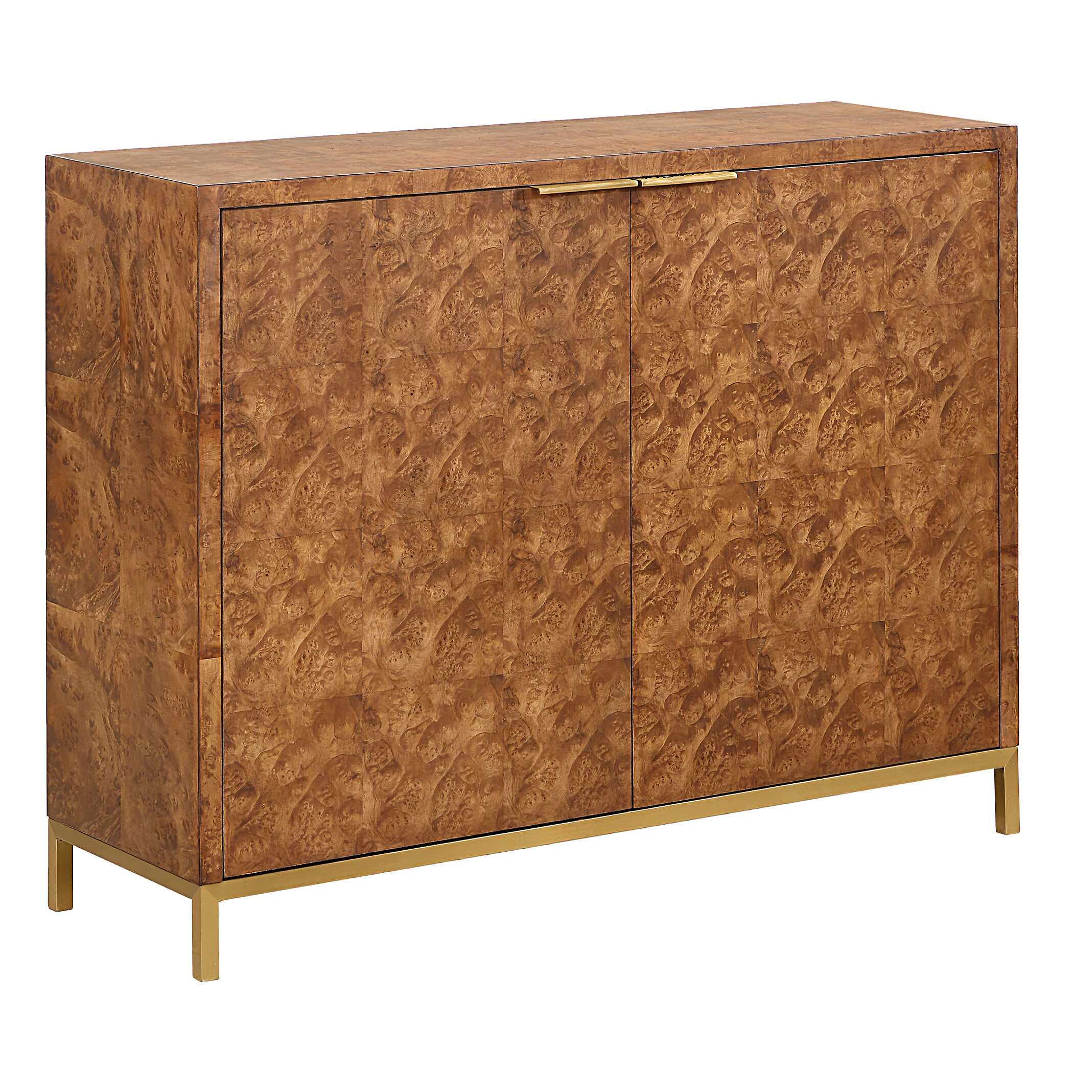 Jethro Burl 2 Door Cabinet