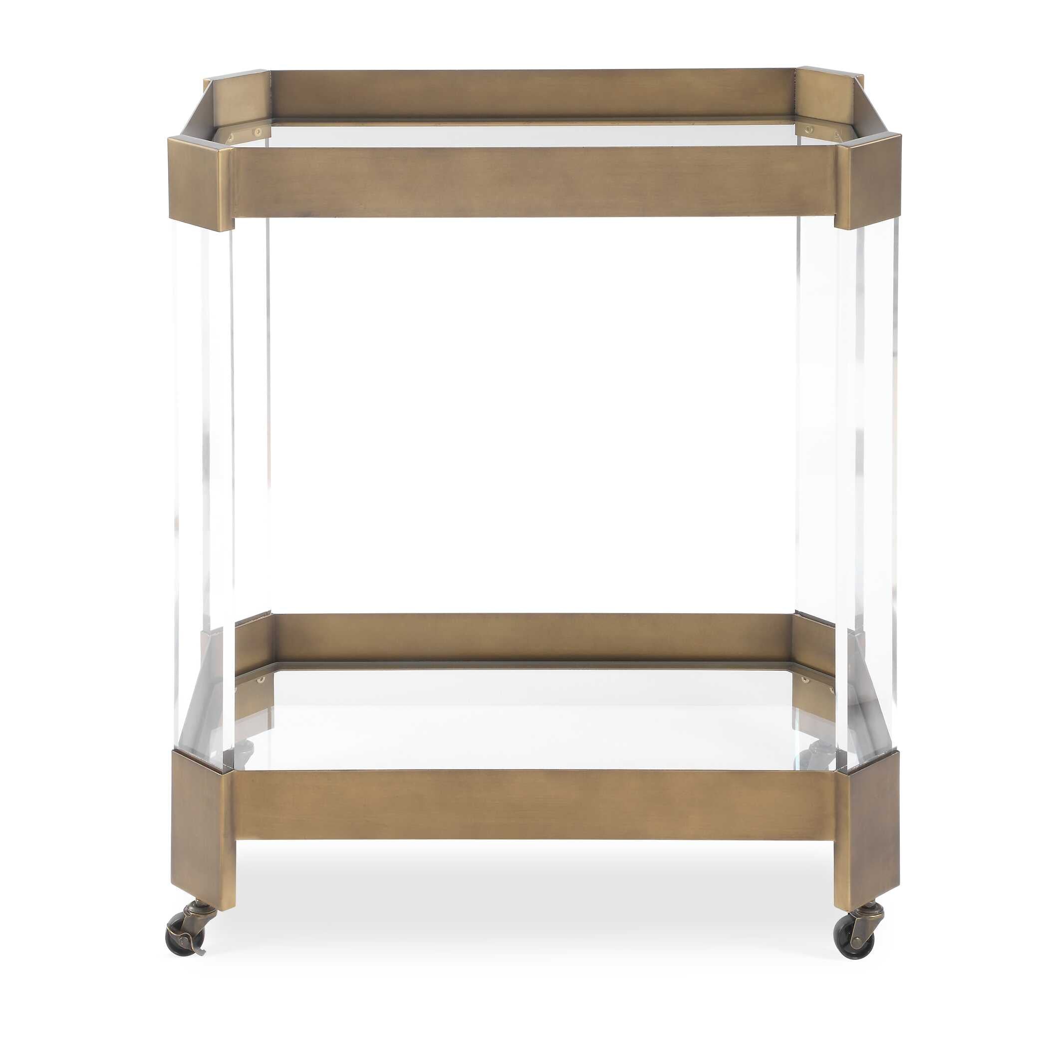Giselle Bronze Bar Cart