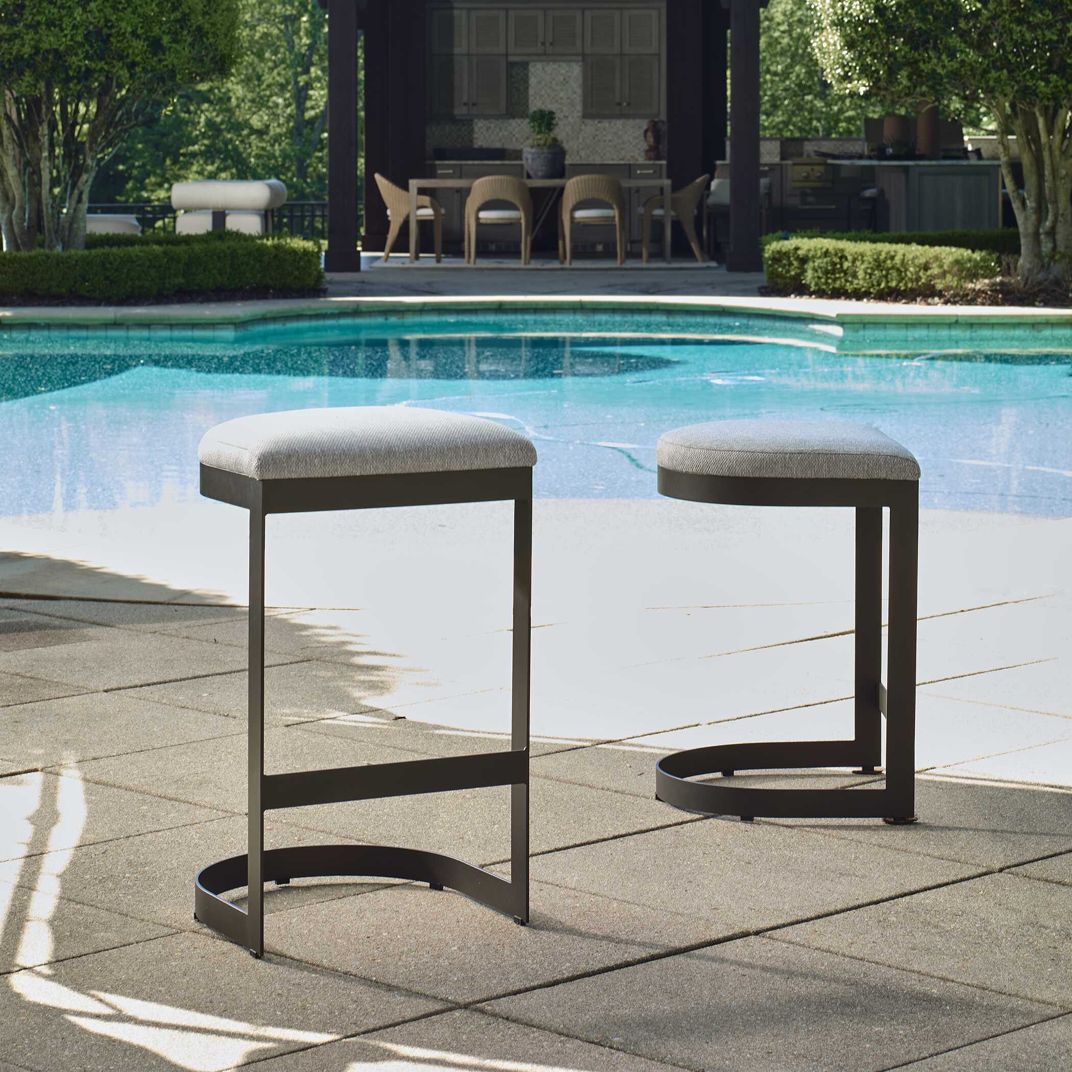 Maude Outdoor Bar Stool