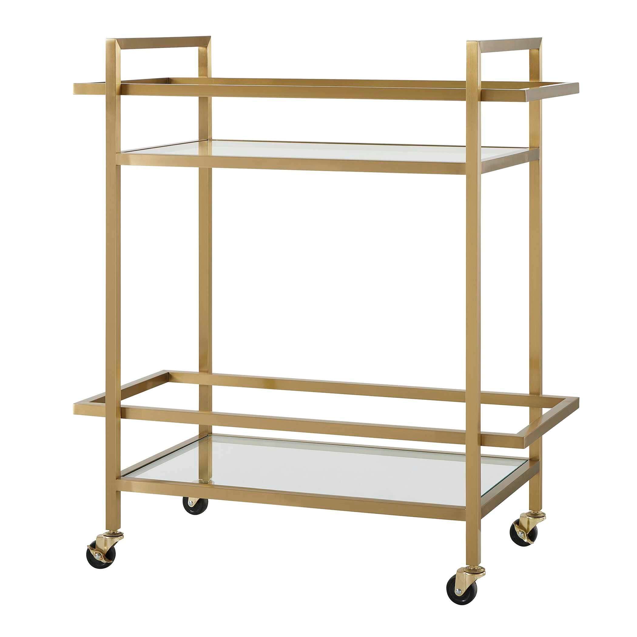 Erena Brass Bar Cart