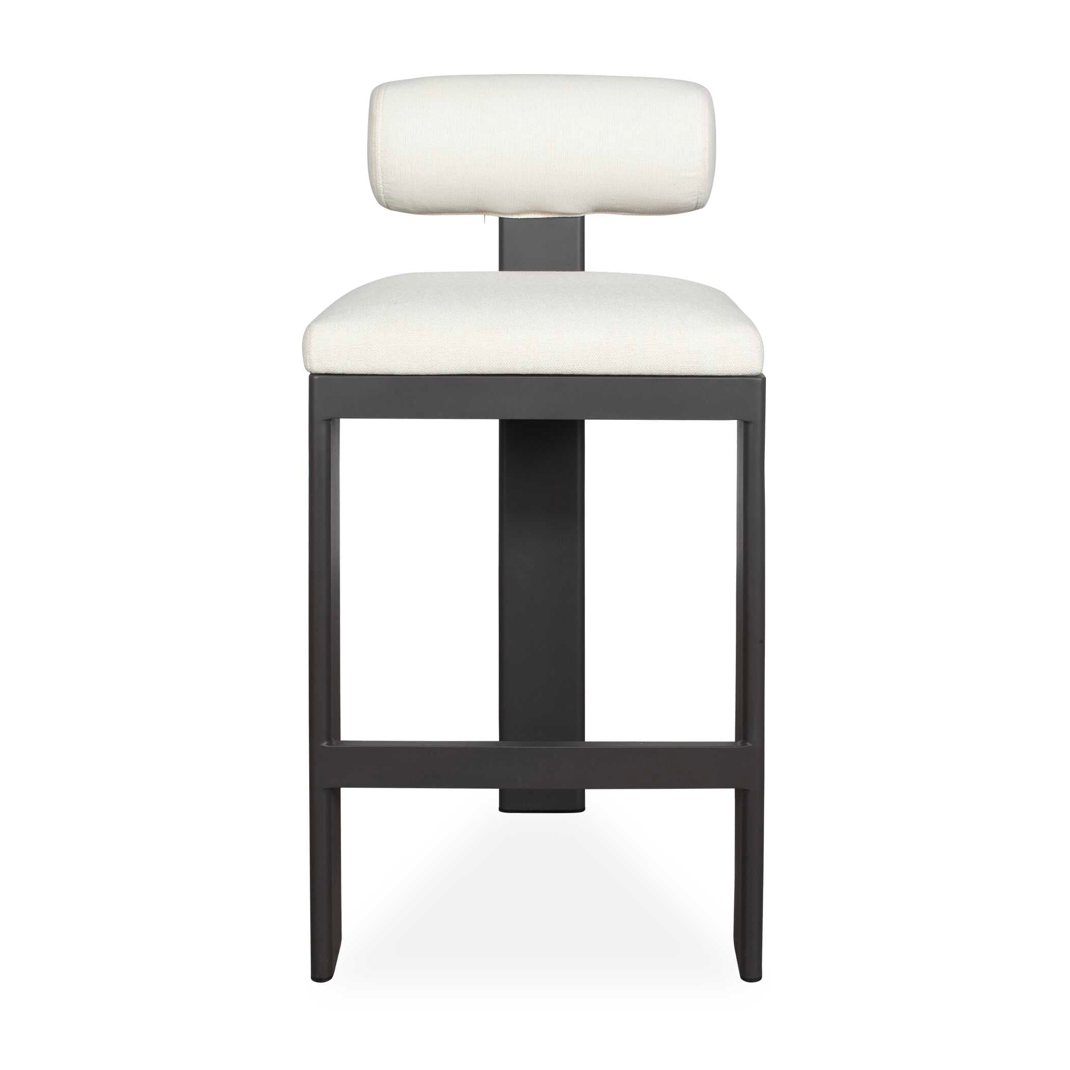Bolster Back Outdoor Bar Stool