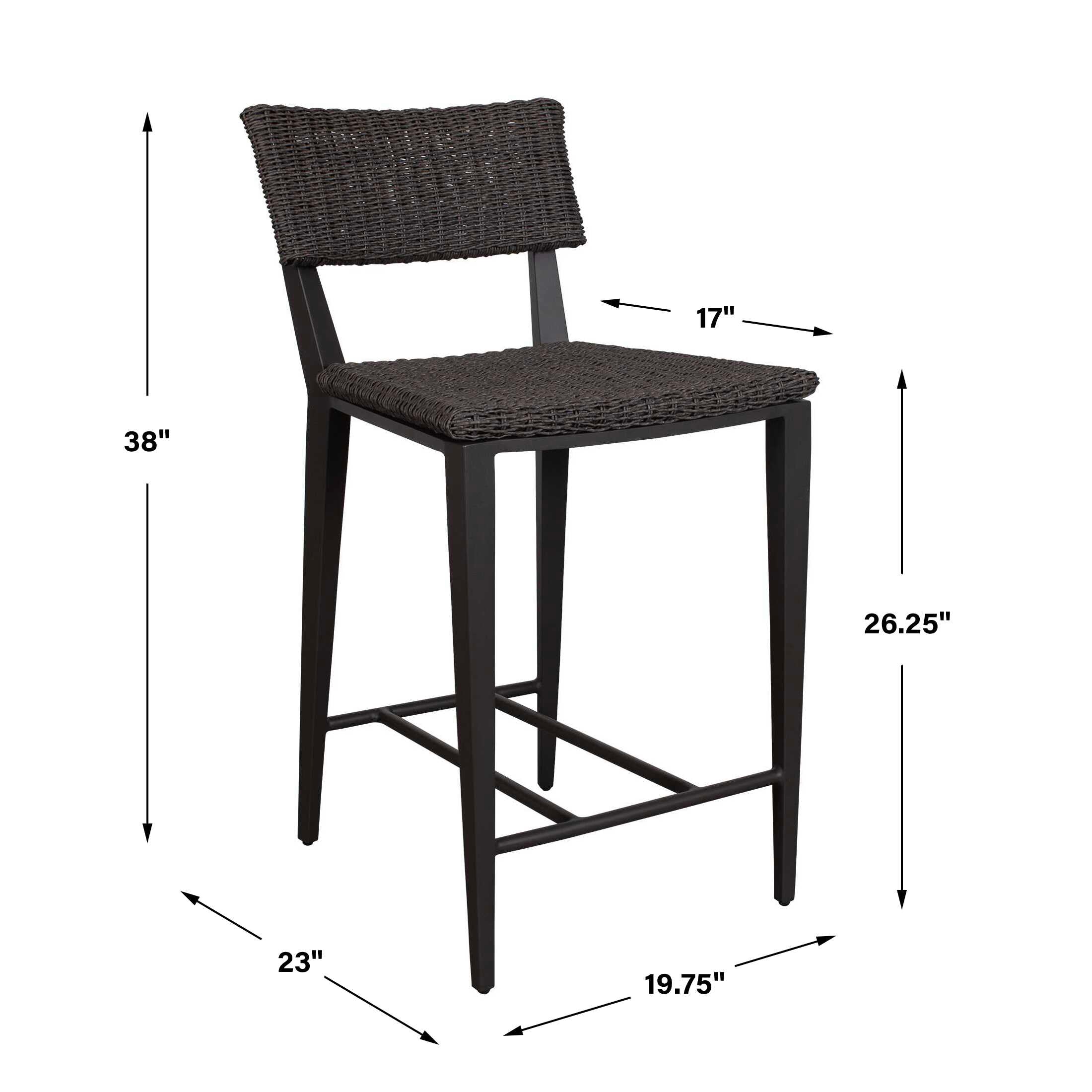 Calbas Java Outdoor Counter Stool