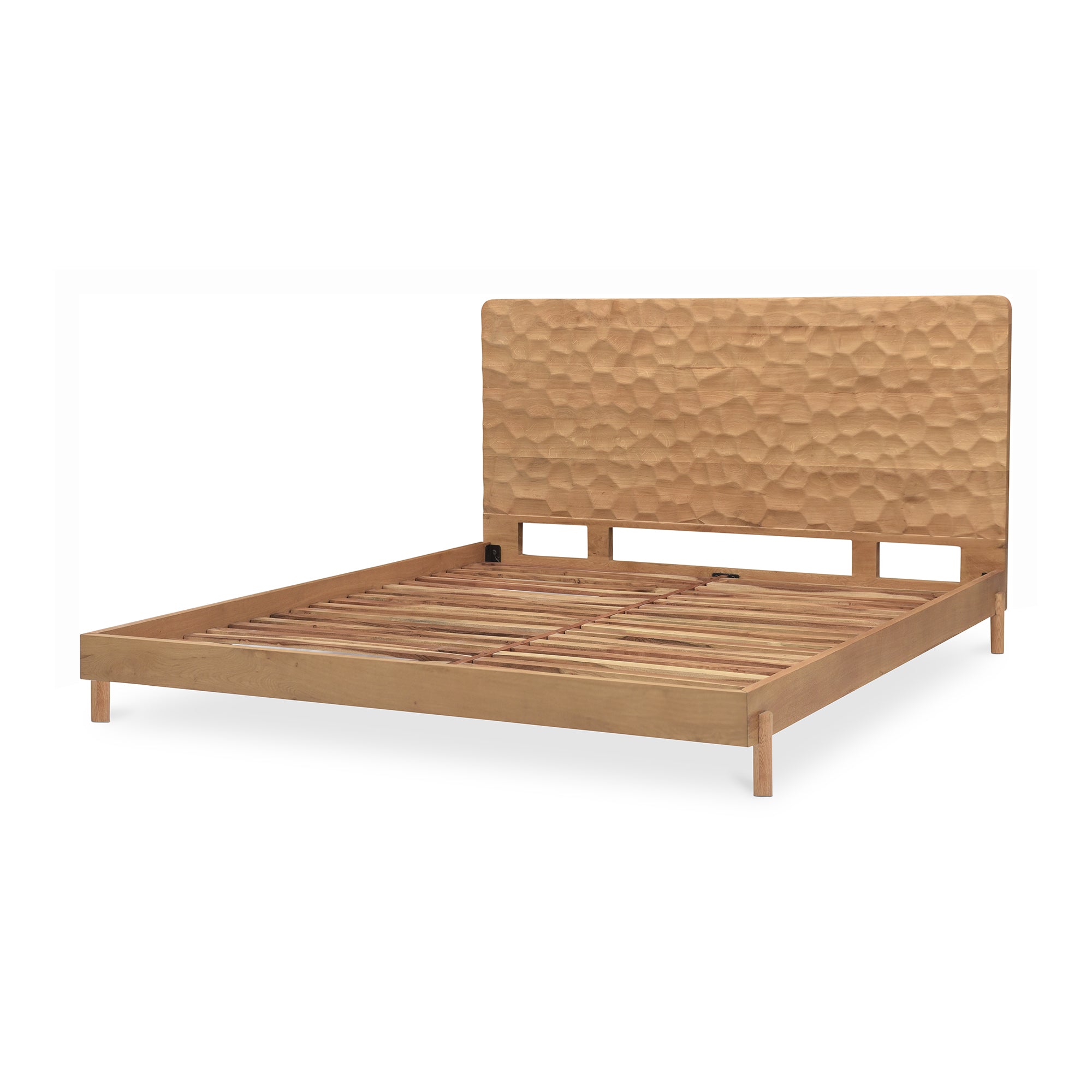 Misaki Queen Bed Natural