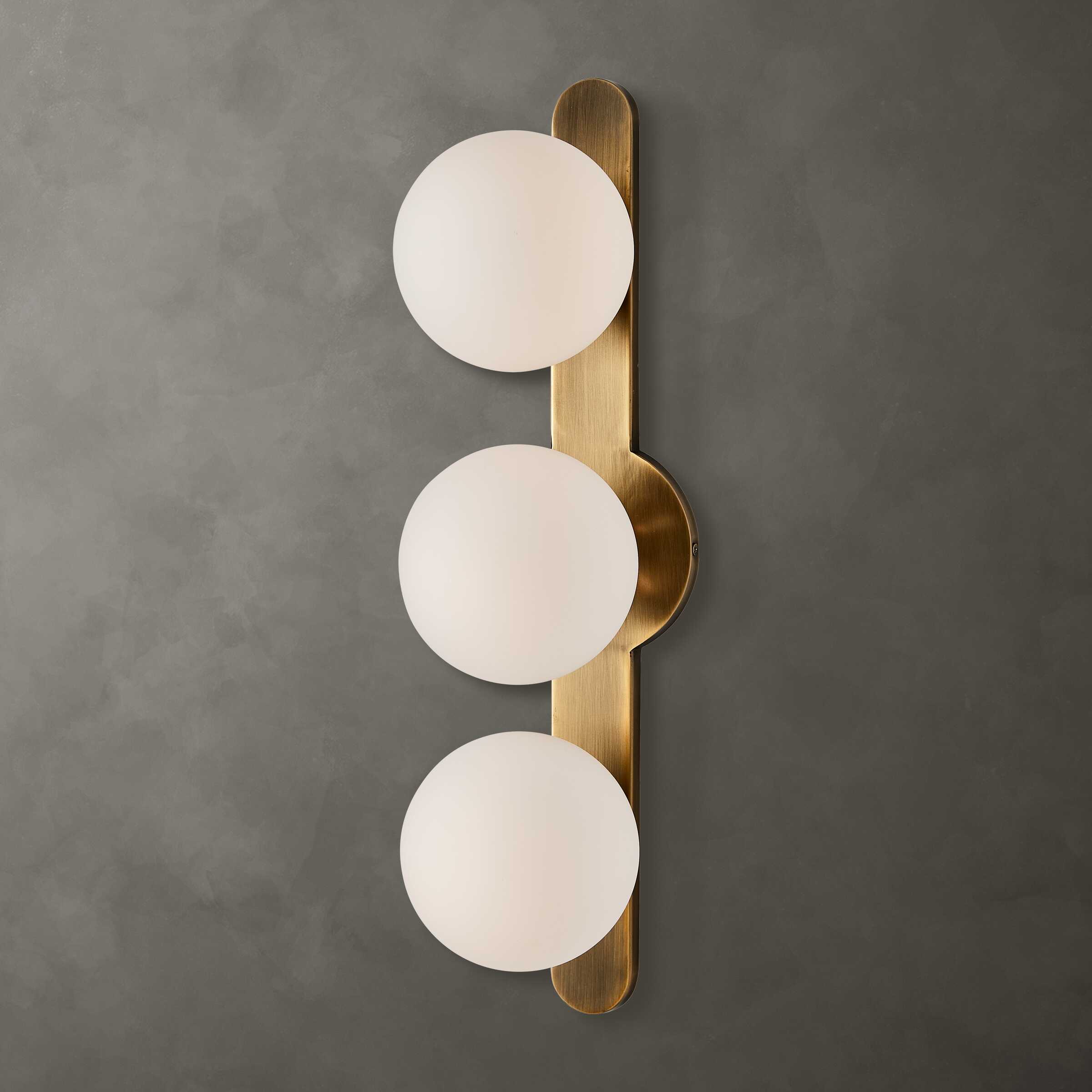 Droplet Mid-Century 3 Light Sconce