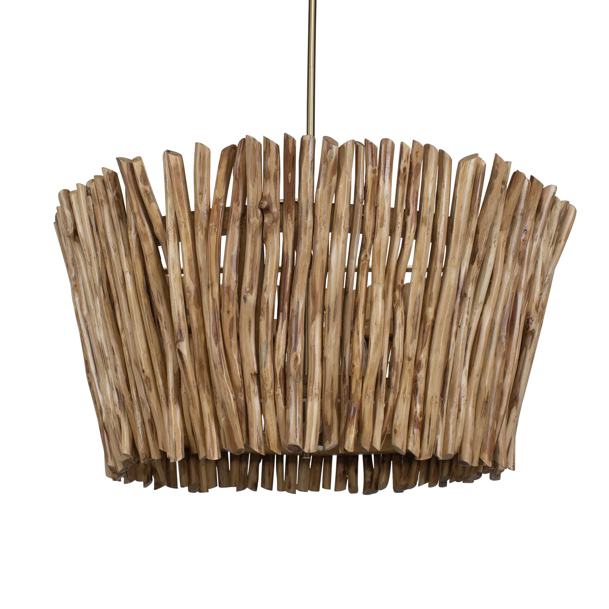 Rhea 4 Light Wood Branch Chandelier