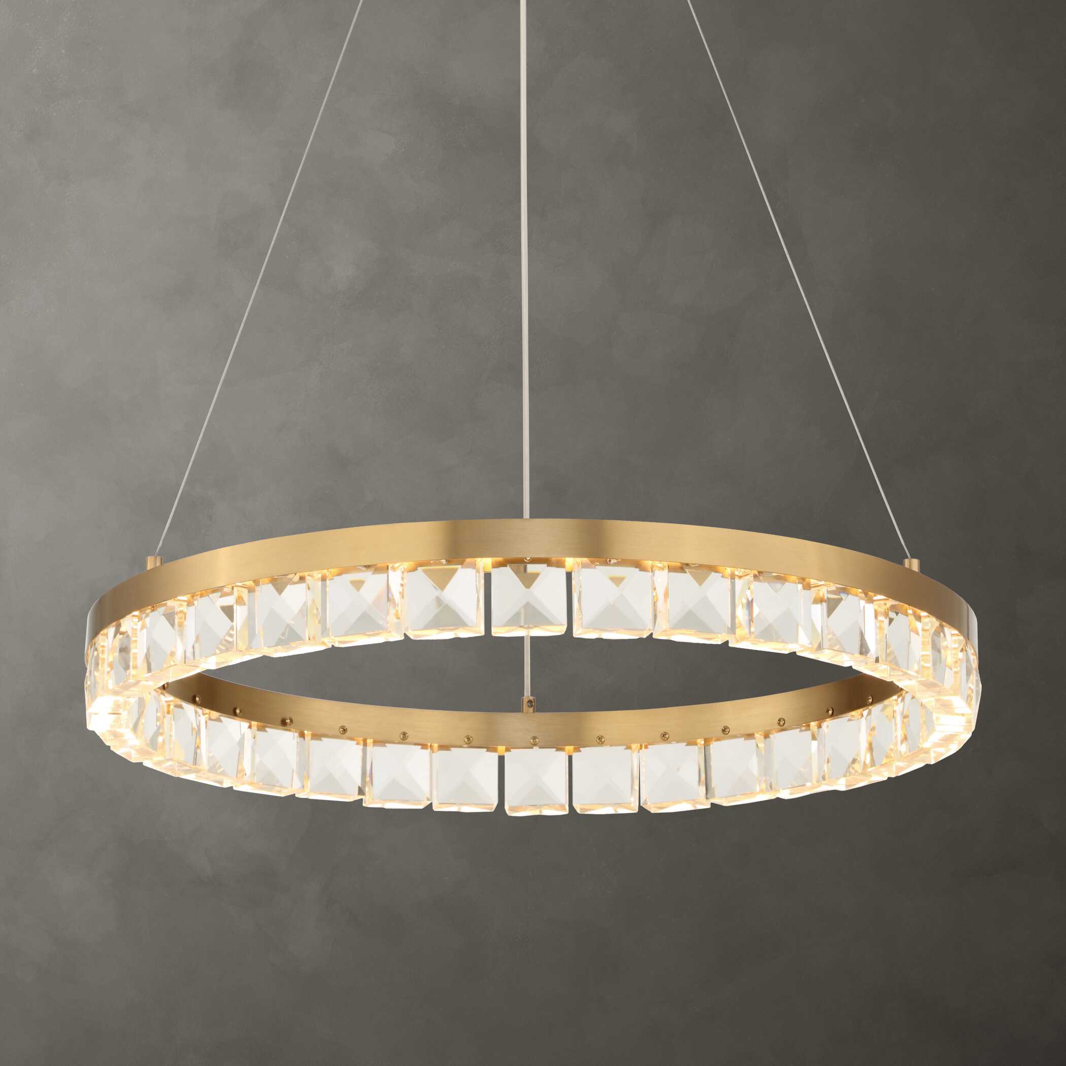 Segovia Round Crystal LED Chandelier