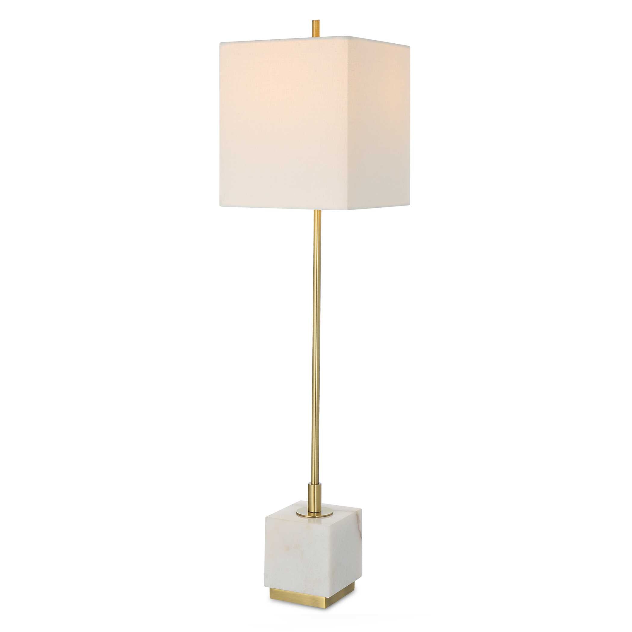Escort Brass Buffet Lamp