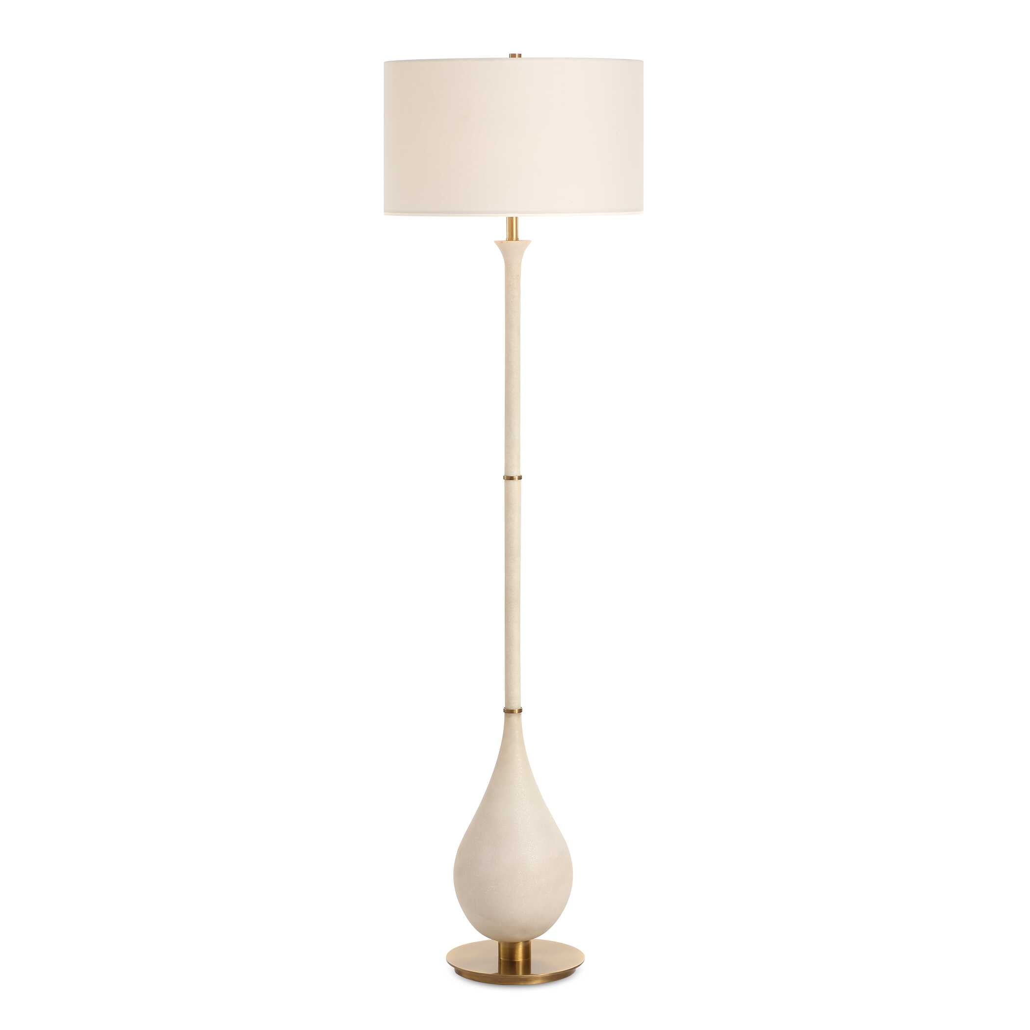 Dewdrop Ivory Floor Lamp