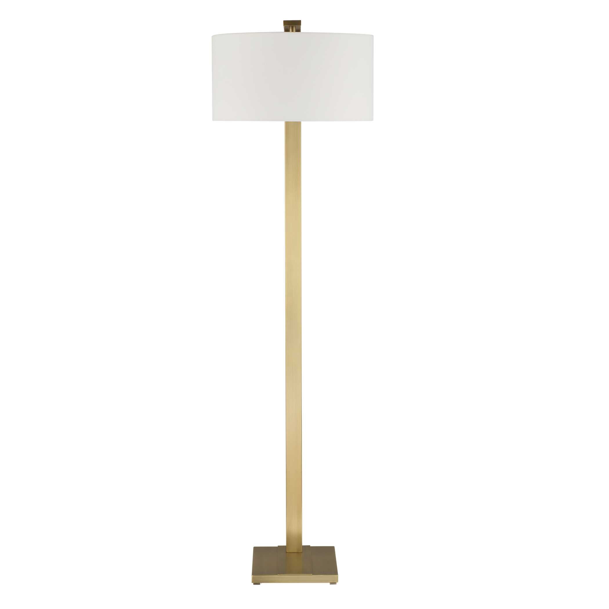 Laight Antique Brass Floor Lamp
