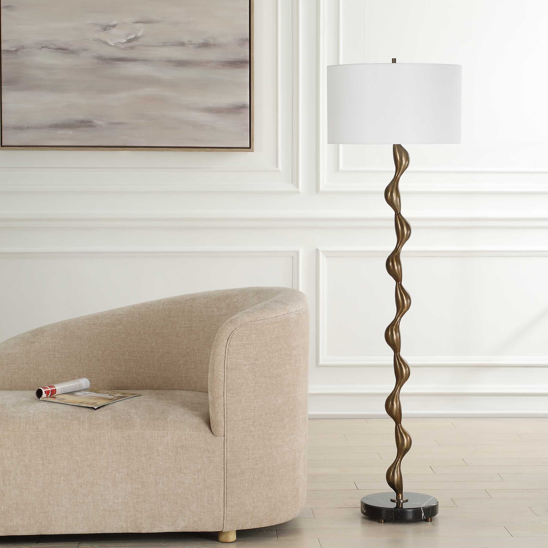 Remolino Bronze Floor Lamp