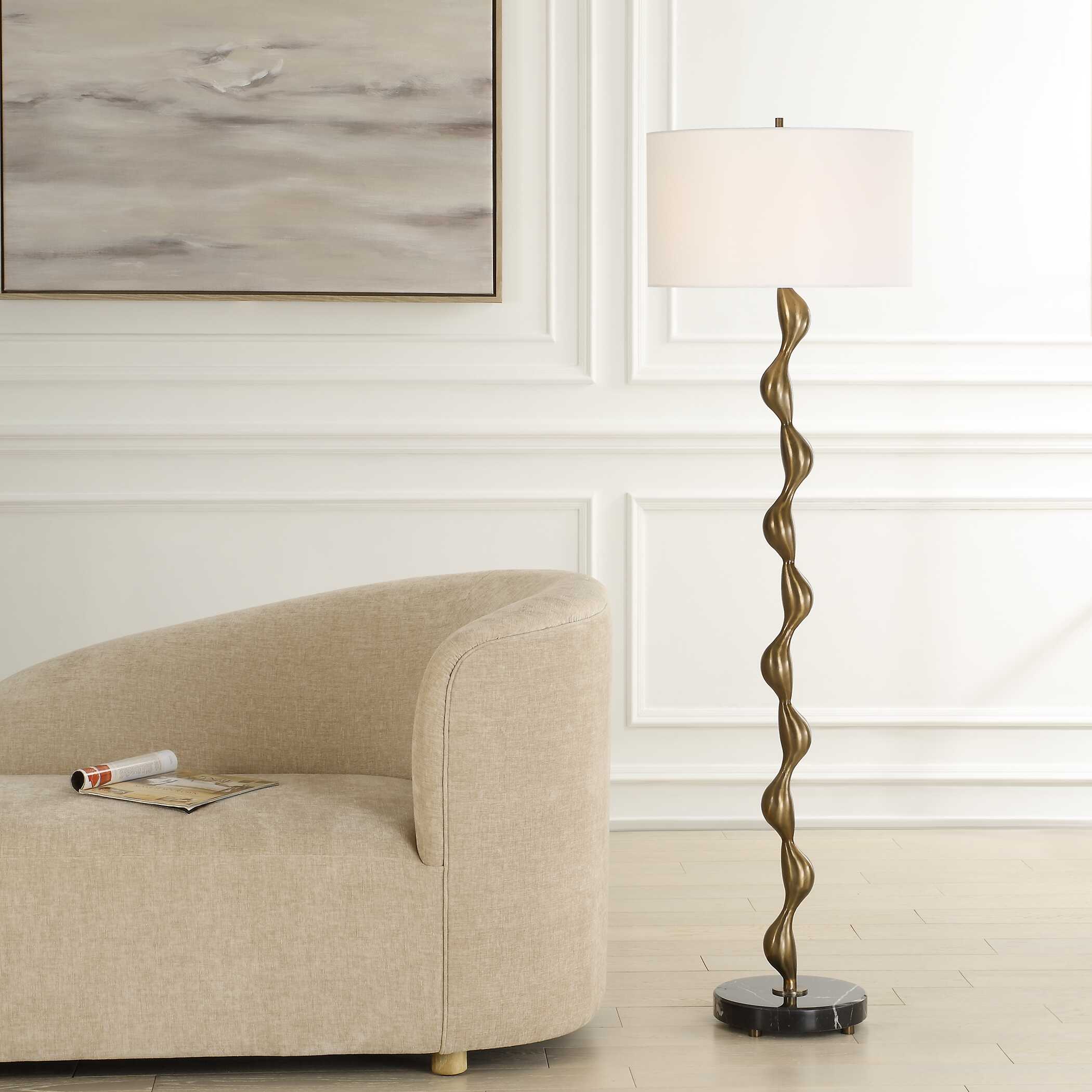 Remolino Bronze Floor Lamp