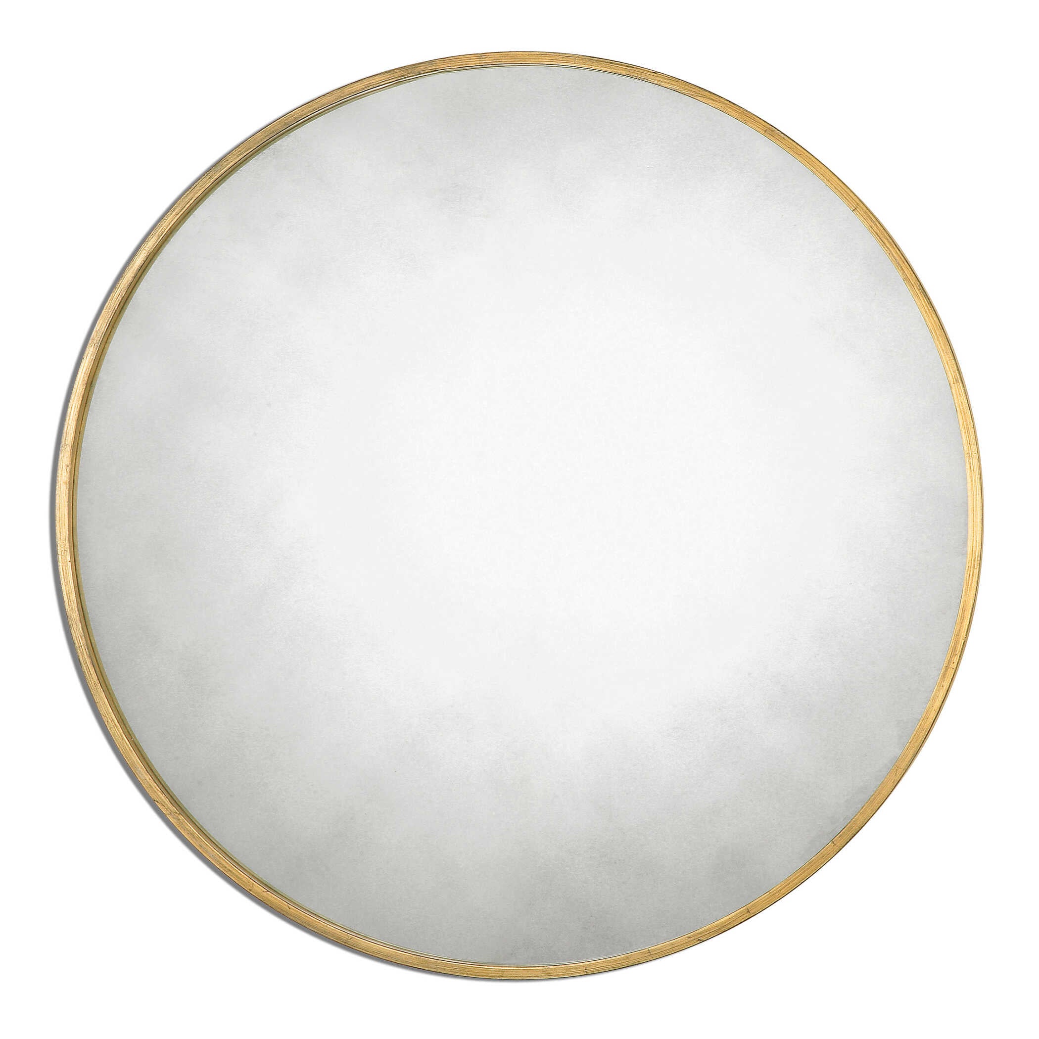 Junius Round Gold Mirror