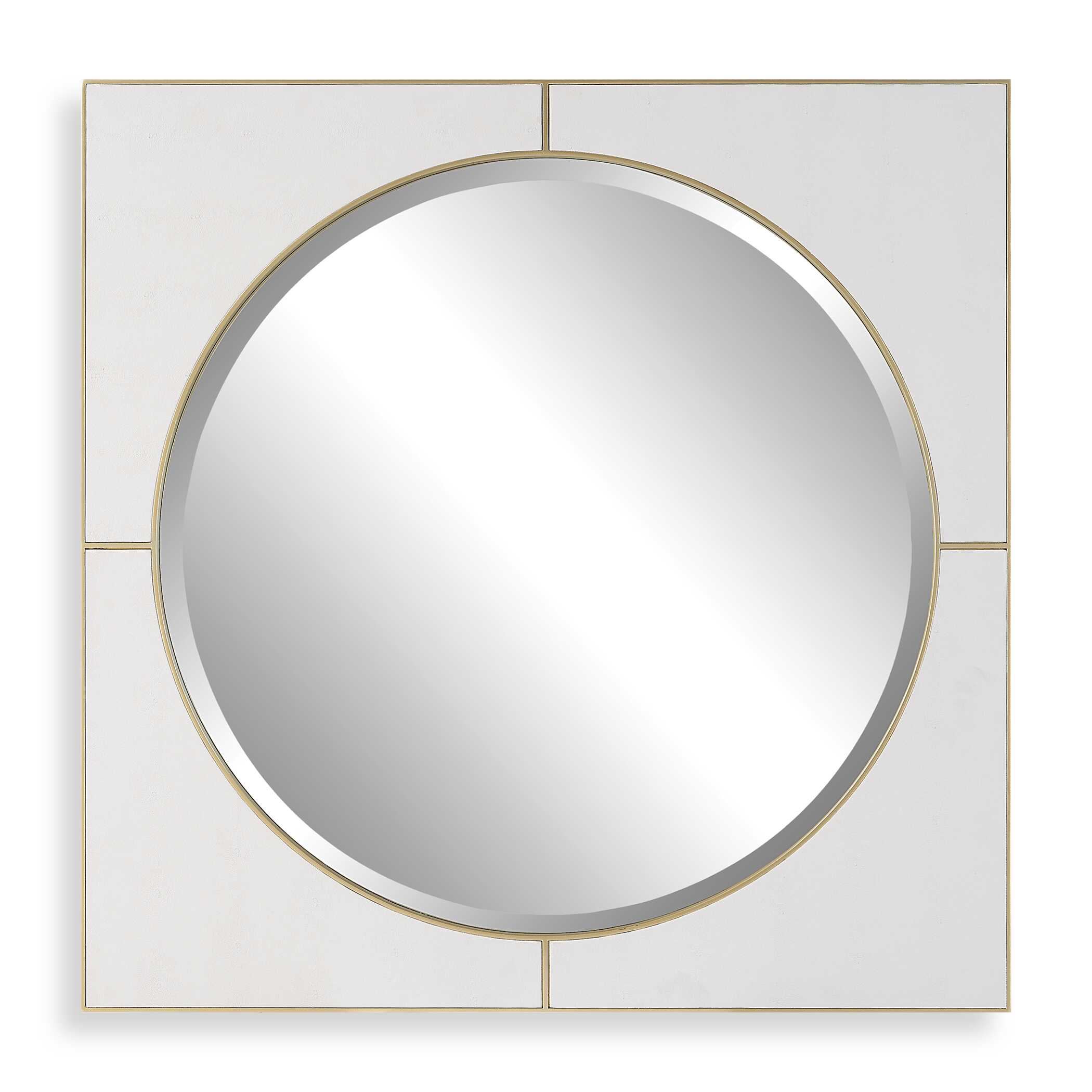Cyprus White Square Mirror