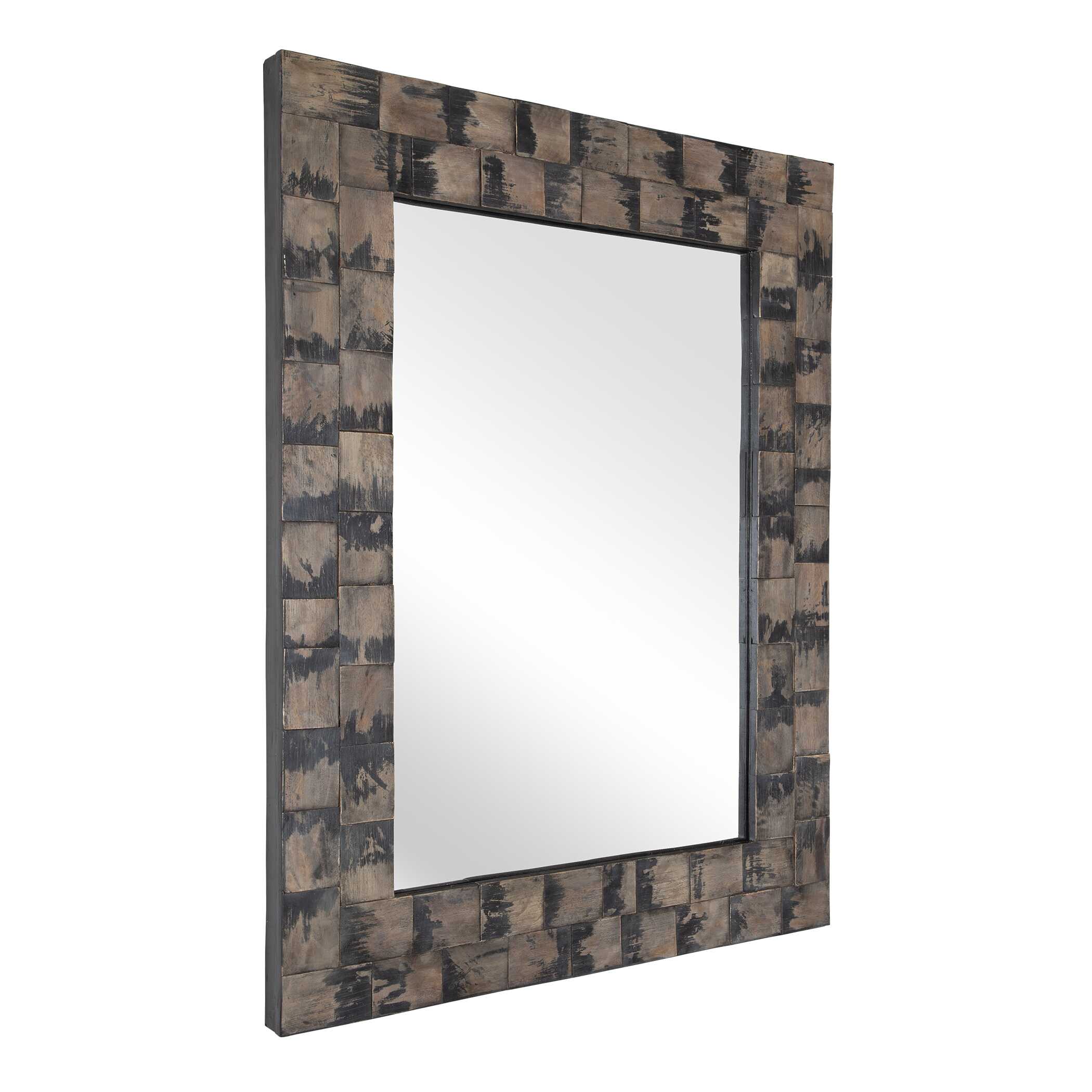 Burke Wooden Mirror