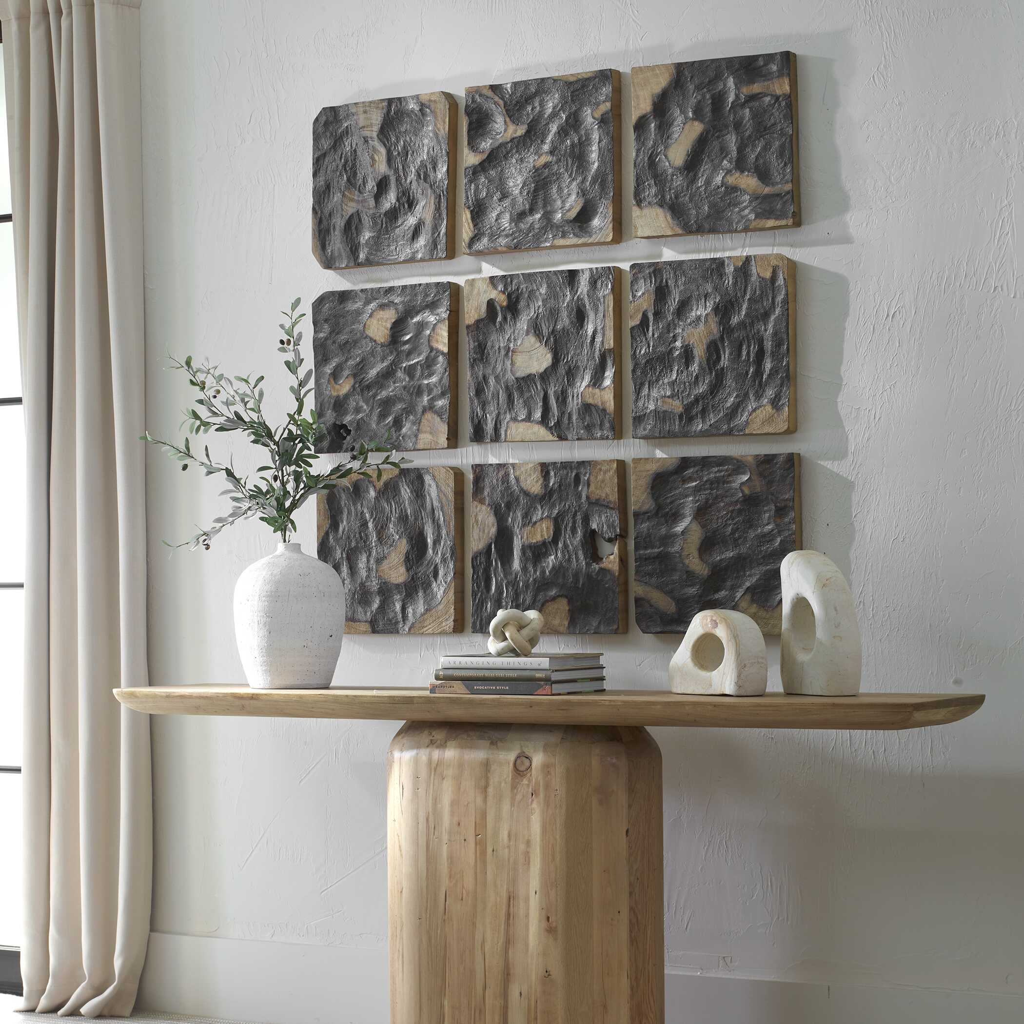 Ignite Wood Wall Decor Set/9