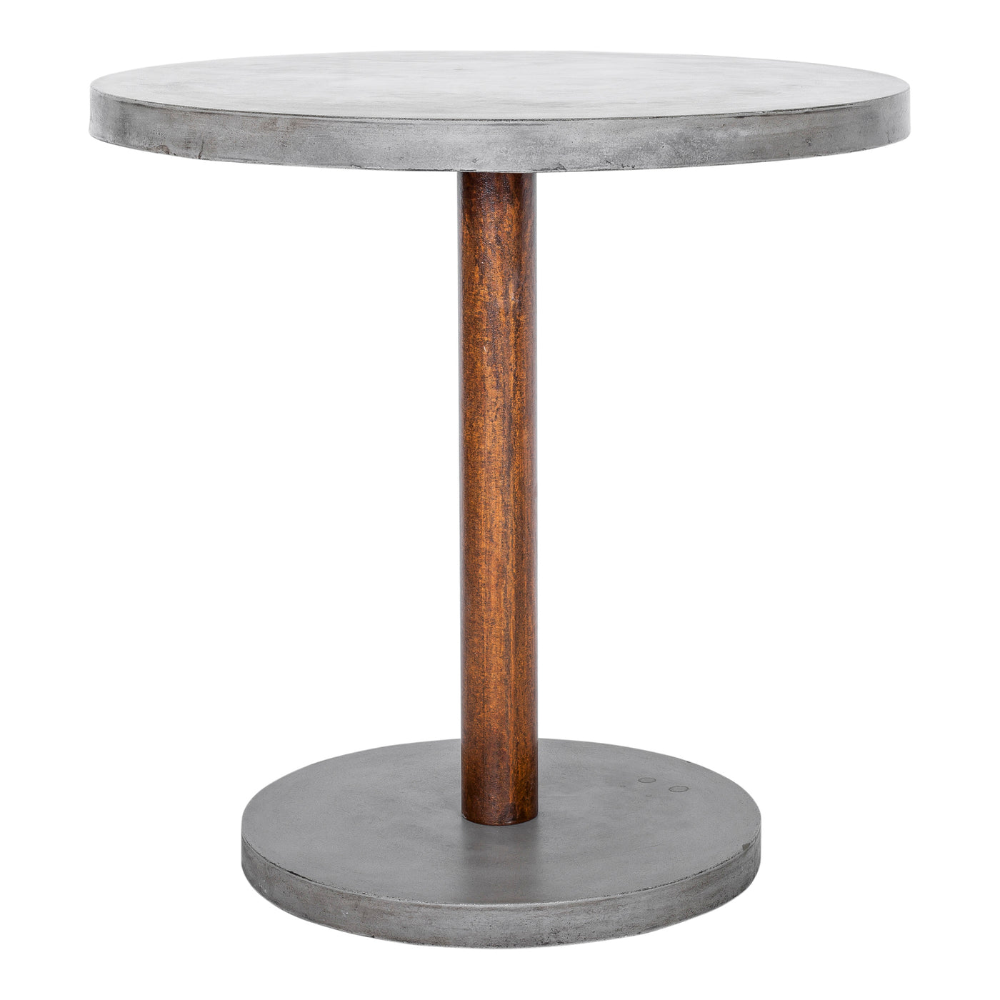 Give your patio a cool new look with the Hagan Outdoor Counter Table. Made of cement and natural fibers to keep it light e...
