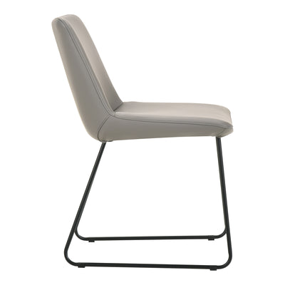 The Villa dining chair features a confident metal and leather combo that will add an instant, on-trend industrial look to ...