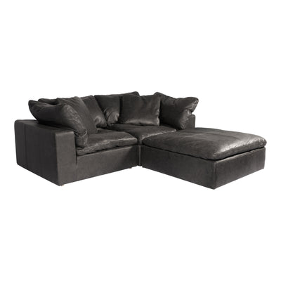 Our Clay Nook Modular Sectional is upholstered with a soft, smooth top-grain nubuck leather. Its cushions are filled gener...