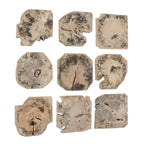 Bahati Wood Wall Decor in Bleached Set/9