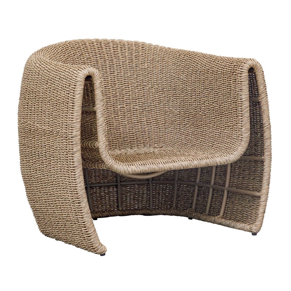 Tropic Golden Flax Outdoor Lounge Chair