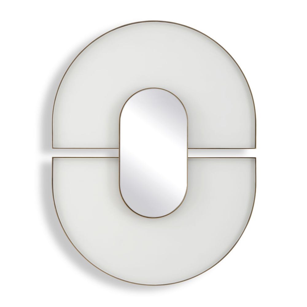 Encase Oval Mirror