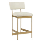 Apsley Gold Counter Stool