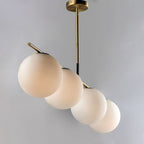 Vesper Satin Brass Linear Pendant