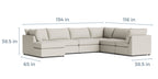 Beckham Modular U-Shaped Sectional