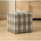 Joie Ireland Plaid Ottoman