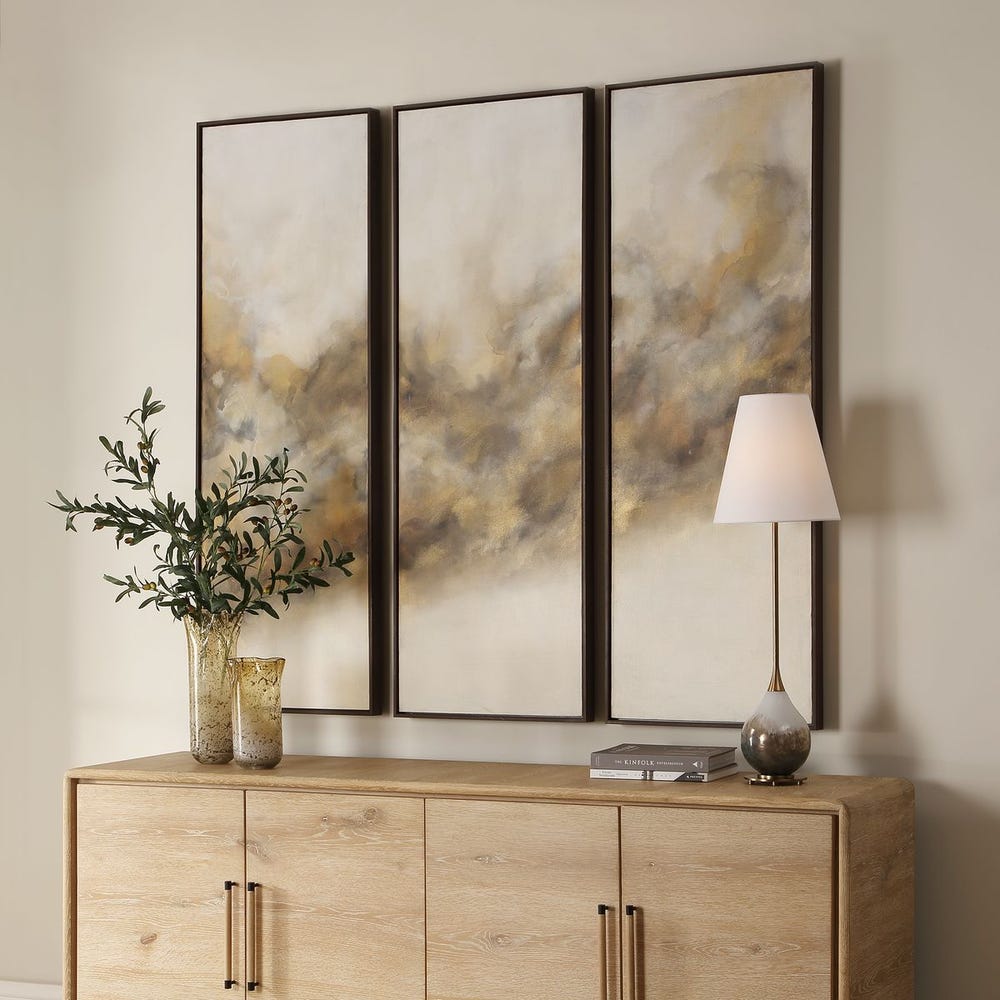 Smoke Break Hand Painted Canvases Set/3